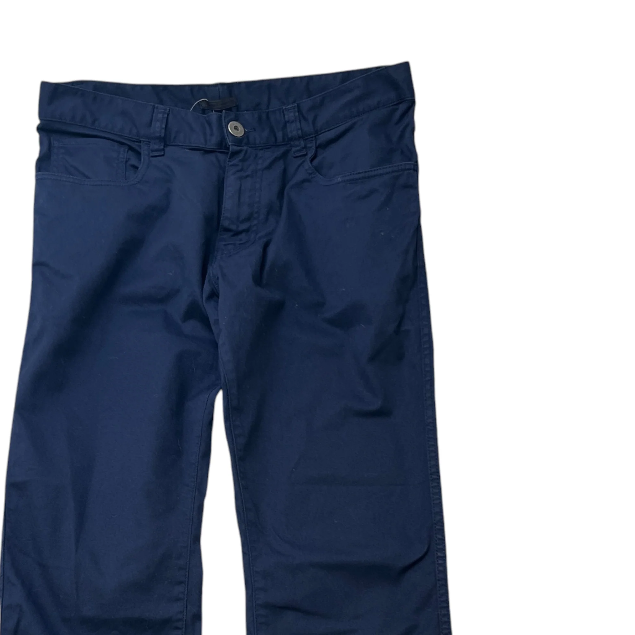Men's Embroidered Logo Trousers Navy Size Waist 33" - Image 3
