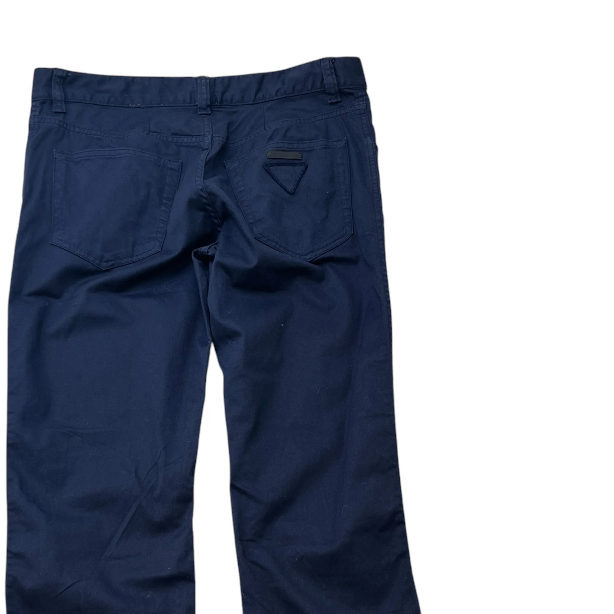 Men's Embroidered Logo Trousers Navy Size Waist 33" - Image 4