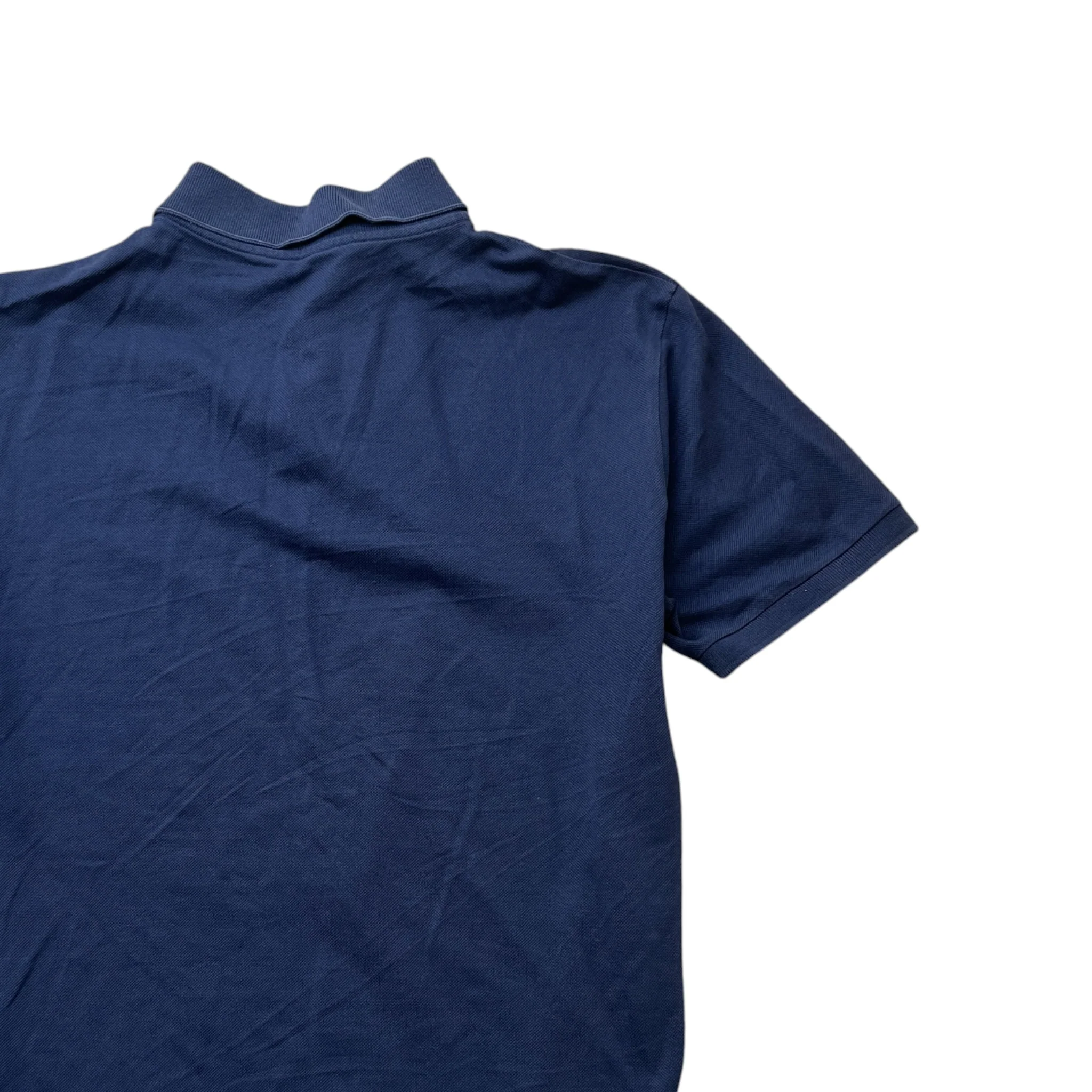 Men's Embroidered Lv Polo Shirt Navy Size M - Image 4