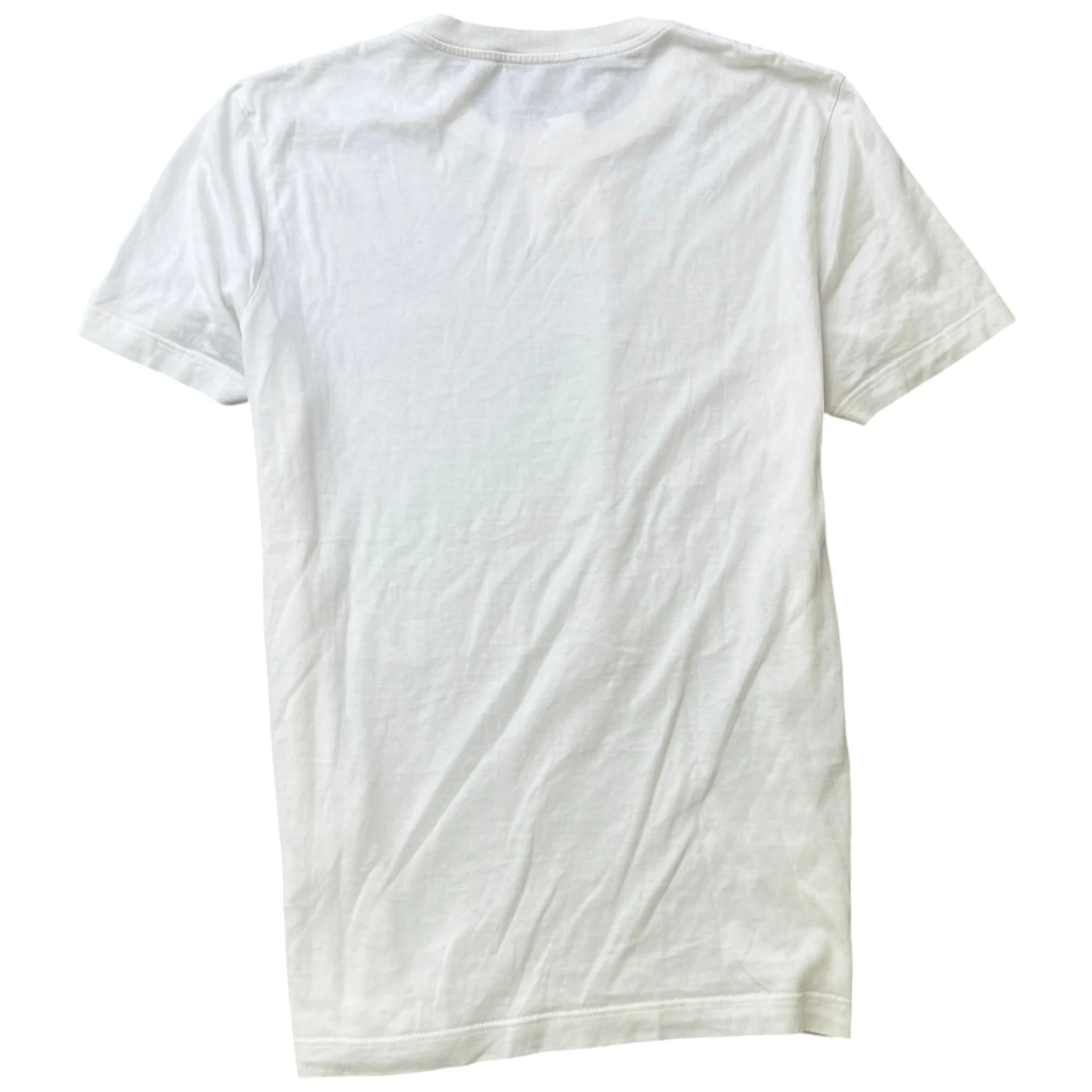 Men's Embroidered Lv T-Shirt White Size S - Image 2