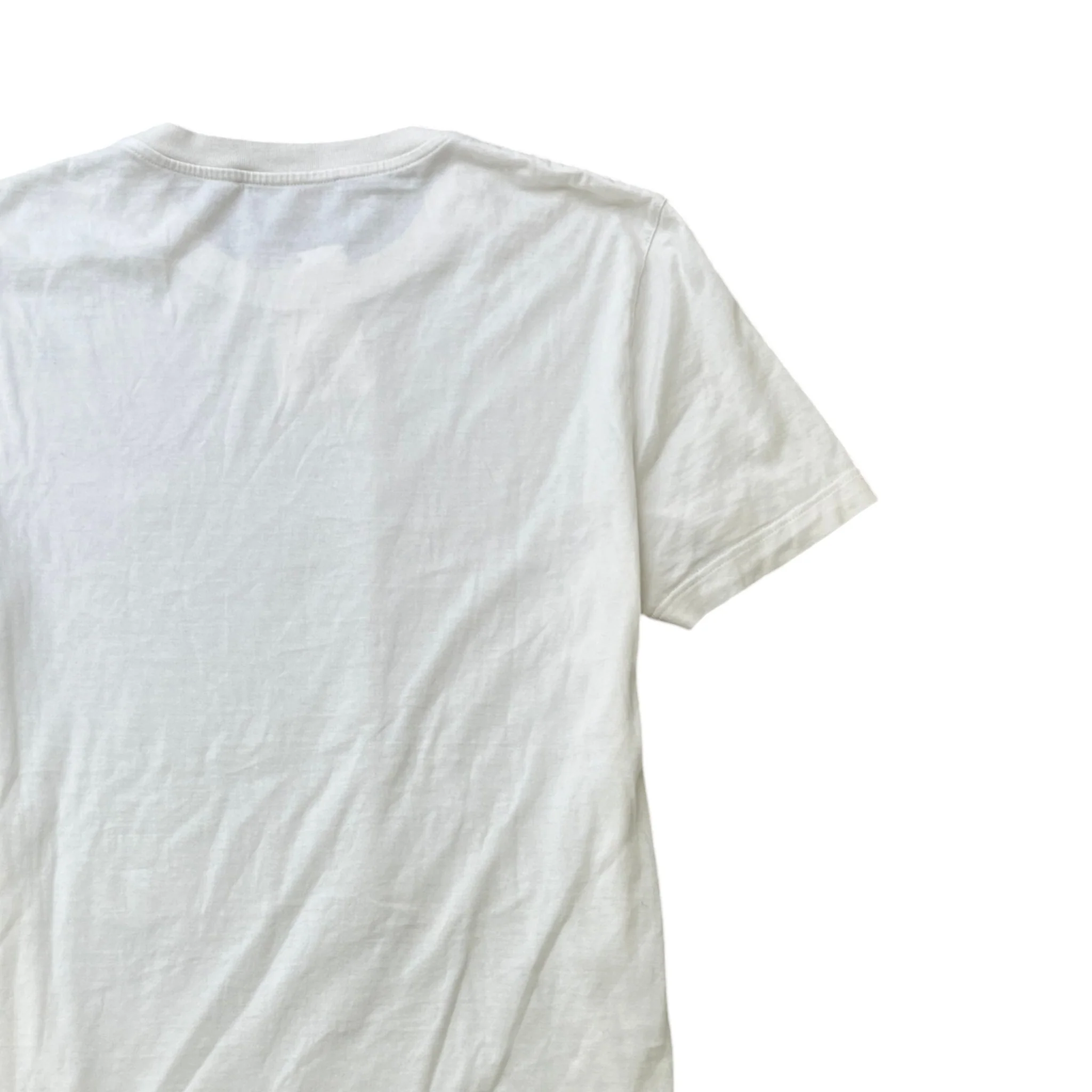Men's Embroidered Lv T-Shirt White Size S - Image 4