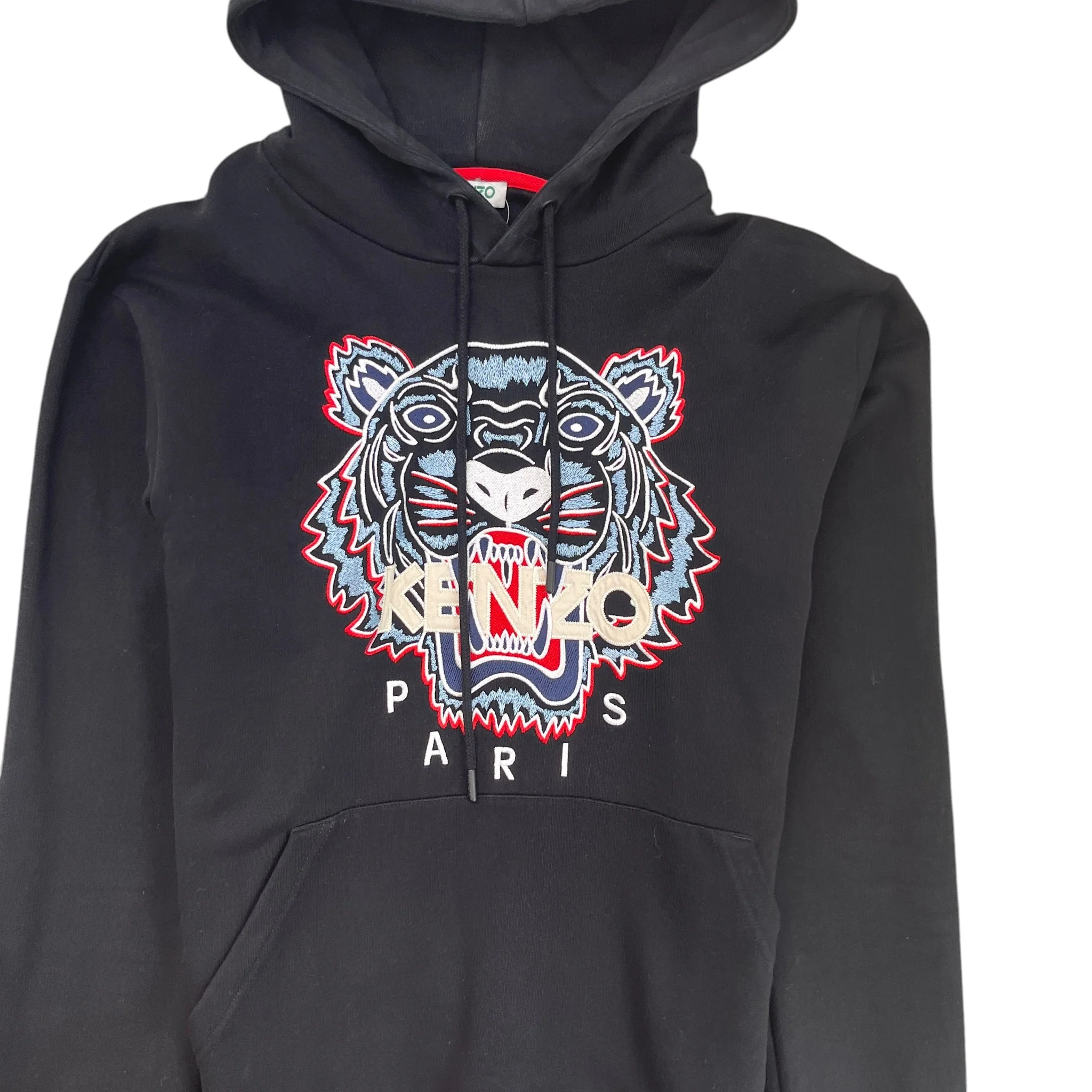 Men's Embroidered Tiger Sweatshirt Black Size M - Image 5