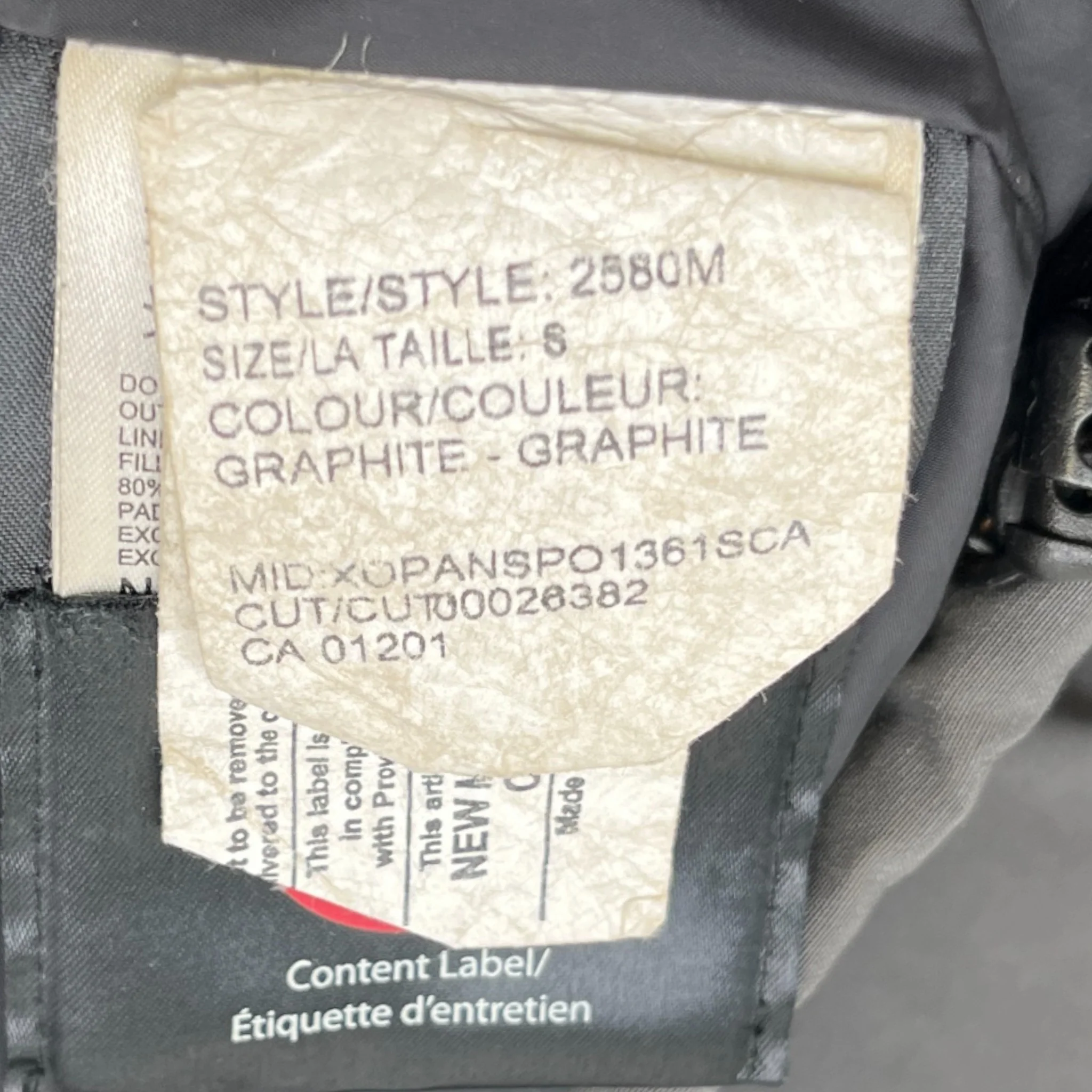 Men's Emory Down Jacket Grey Size S - Image 6