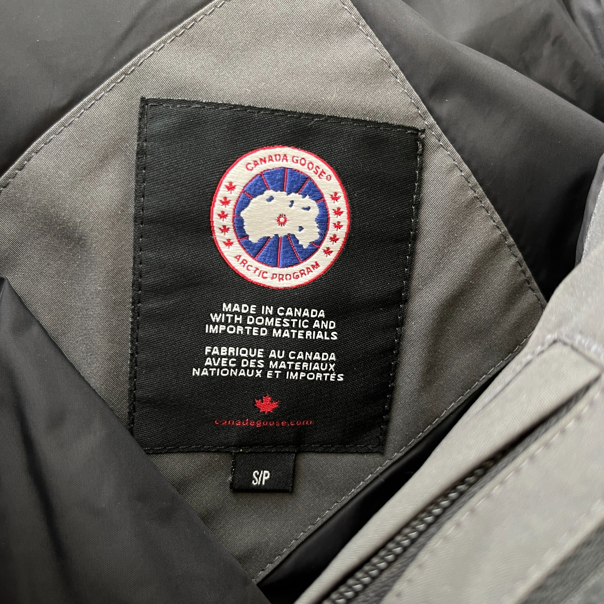 Men's Emory Down Jacket Grey Size S - Image 7