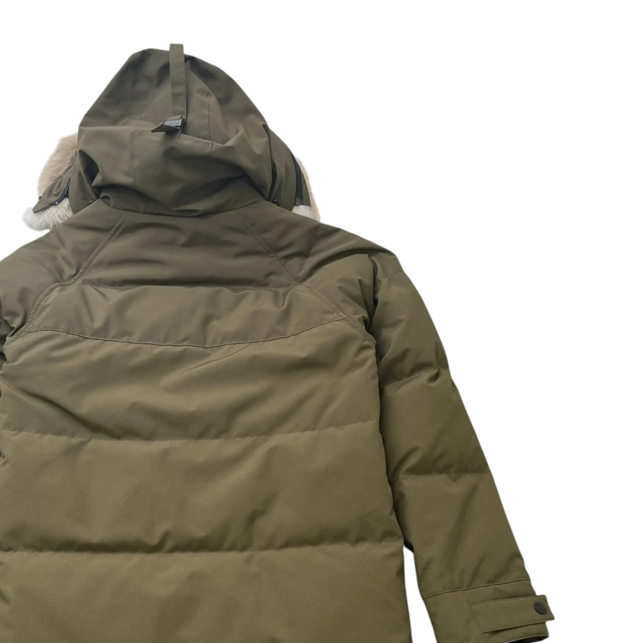 Men's Emory Down Jacket Khaki Size S - Image 4