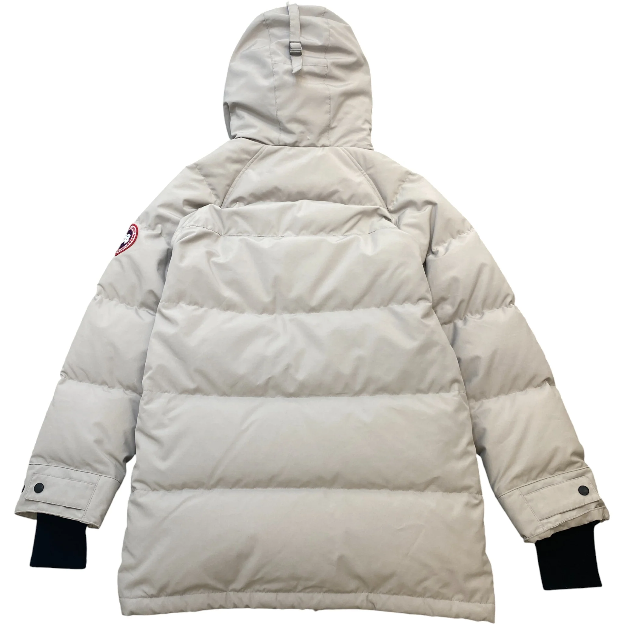Men's Emory Parka Down Jacket Beige Size M - Image 2