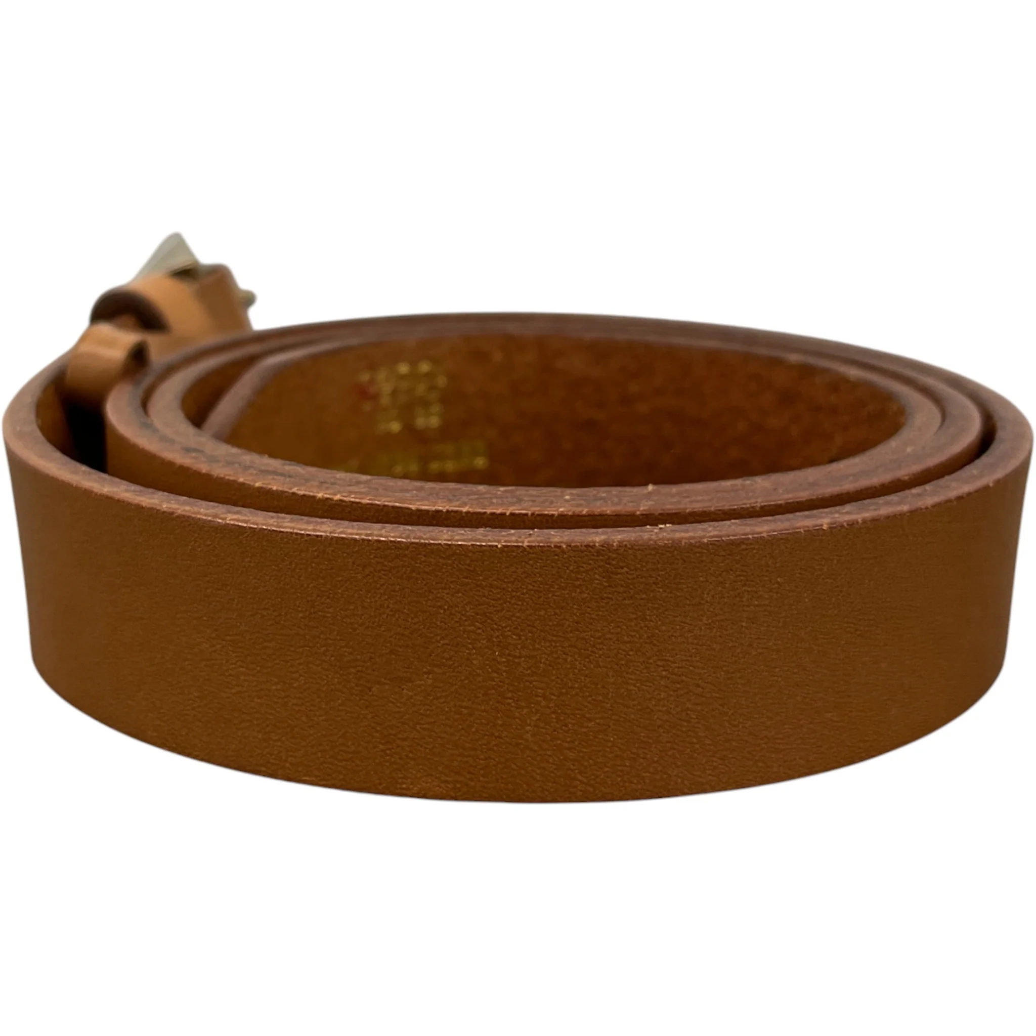 Men's Engraved Logo Belt Brown Size Waist 30" - Image 2