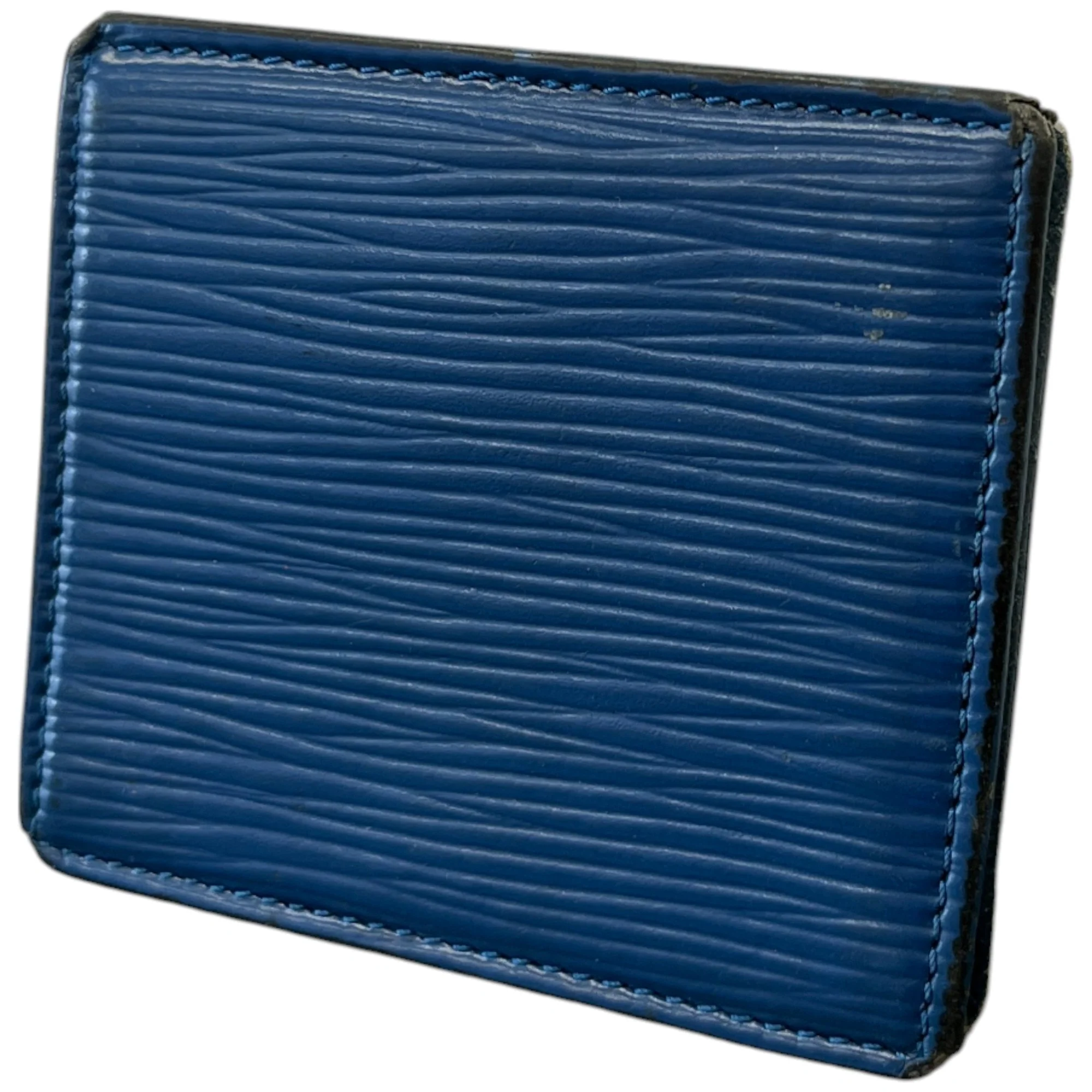 Men's Epi Coin Wallet Blue - Image 8