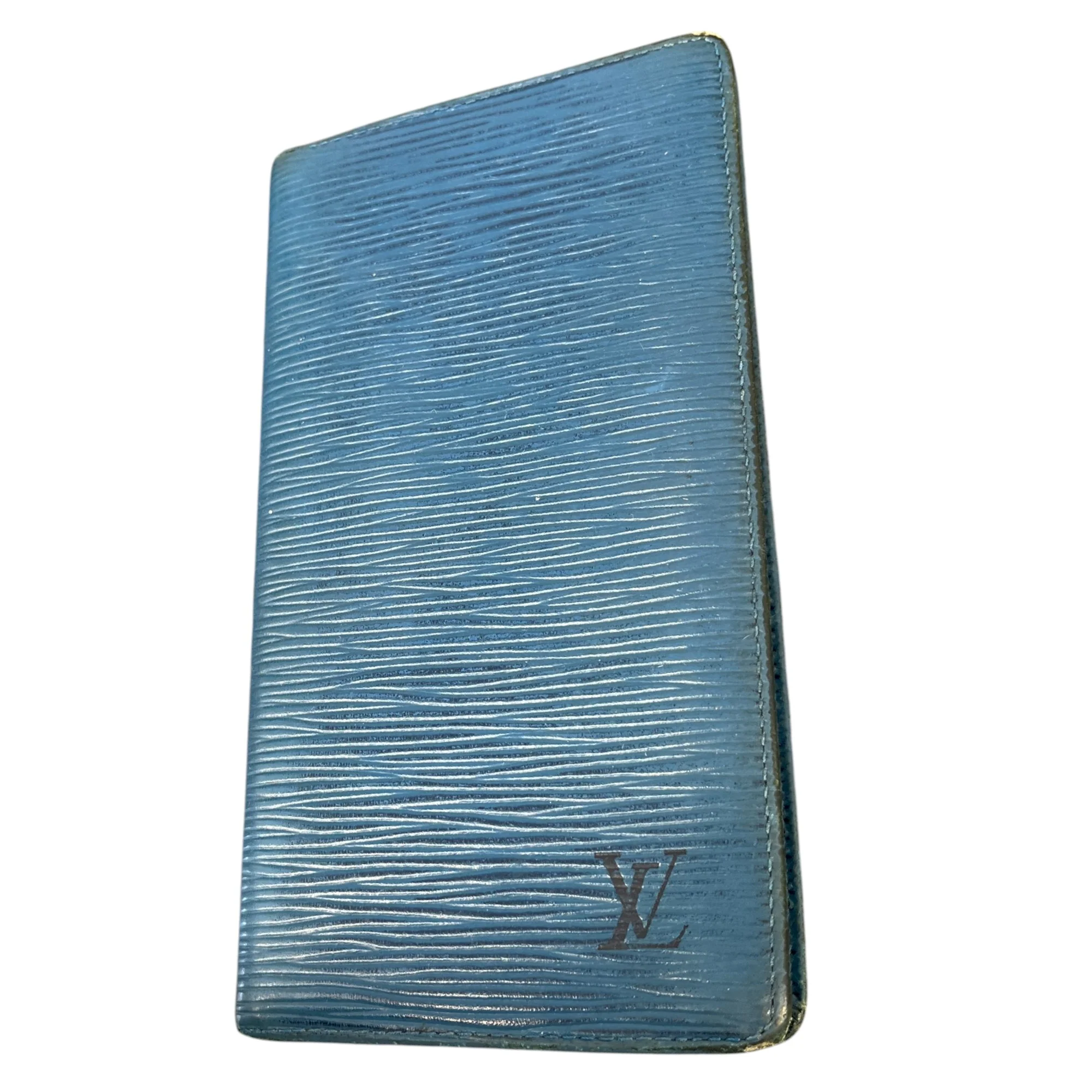 Men's Epi Pocket Agenda Wallet Blue - Image 4