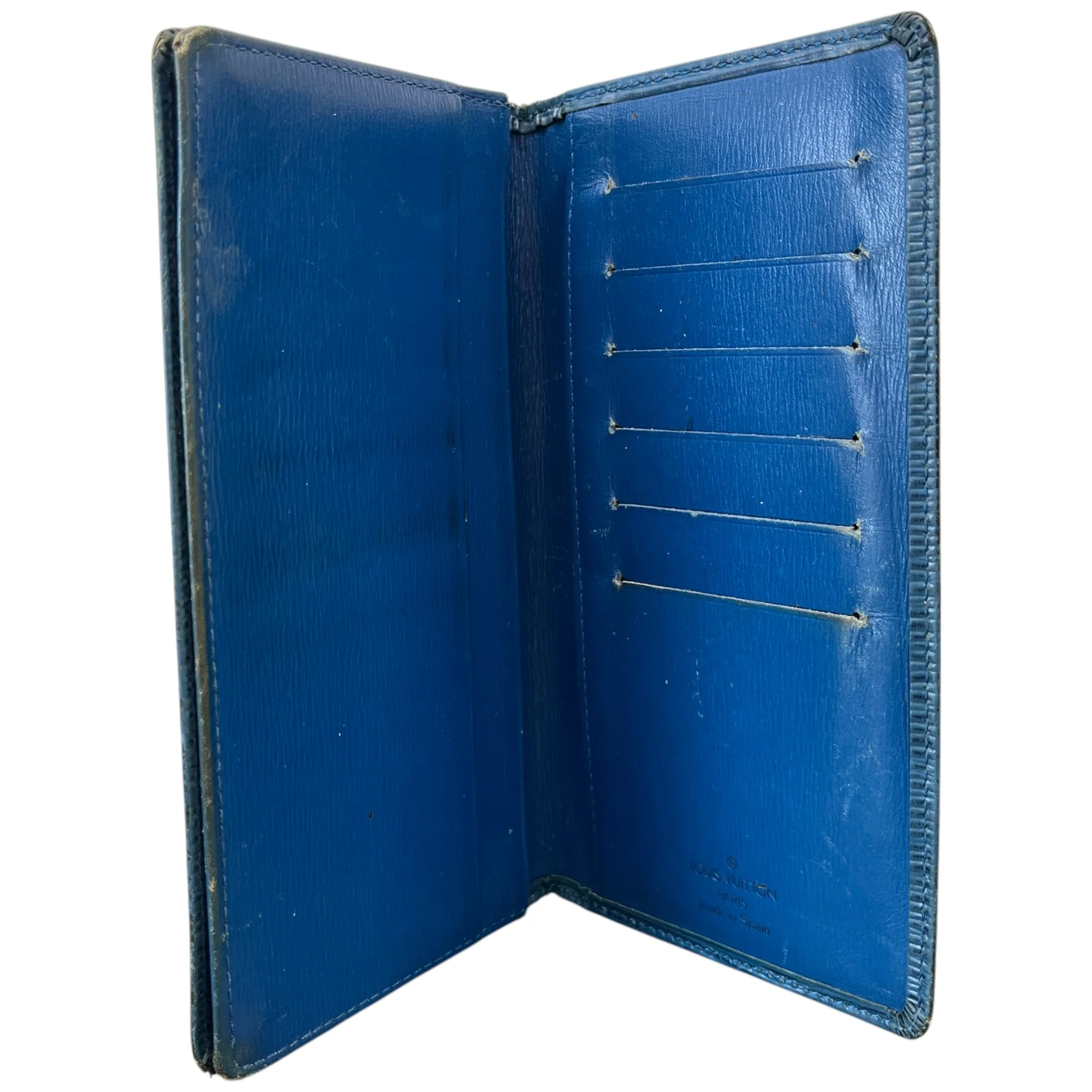 Men's Epi Pocket Agenda Wallet Blue - Image 5