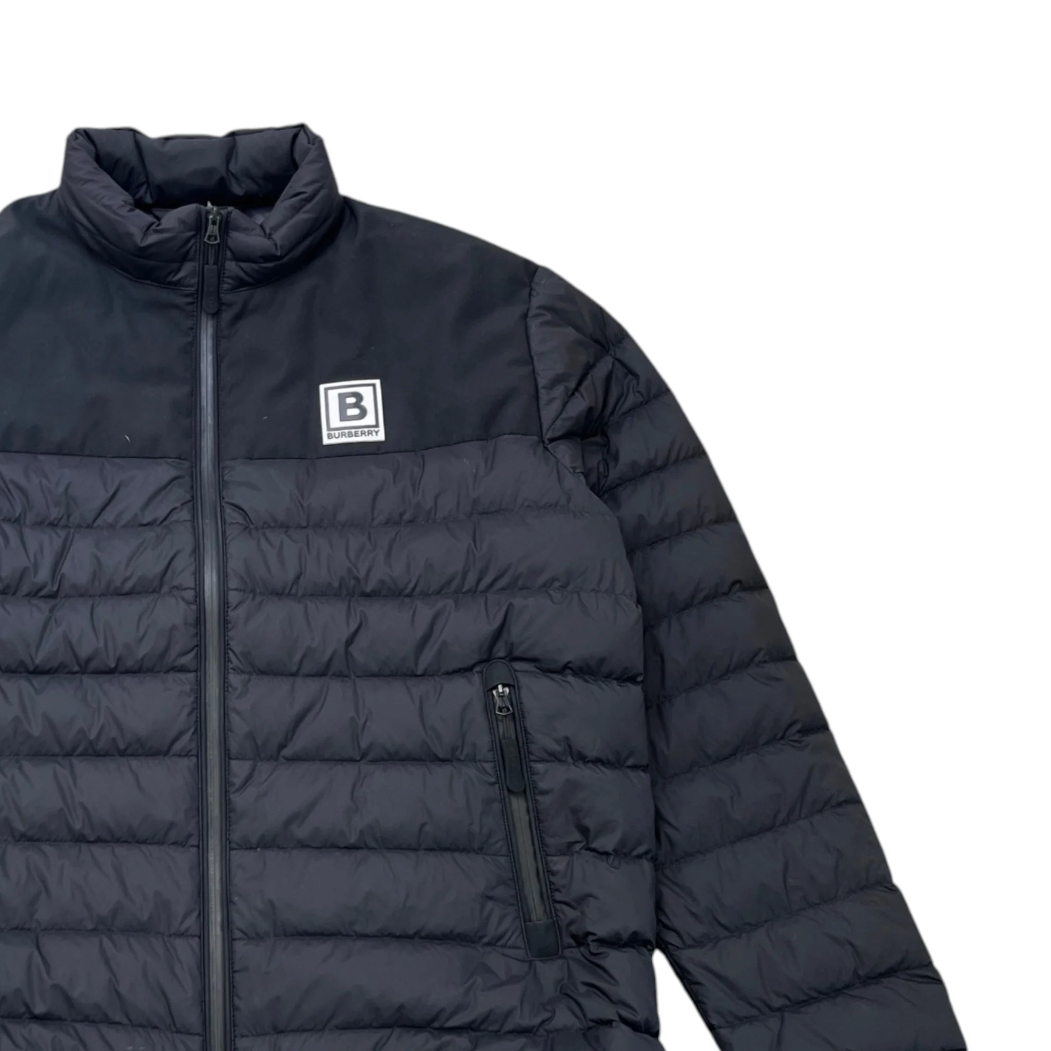 Men's Equestrian Knight Design Down Jacket Black Size XXL - Image 3