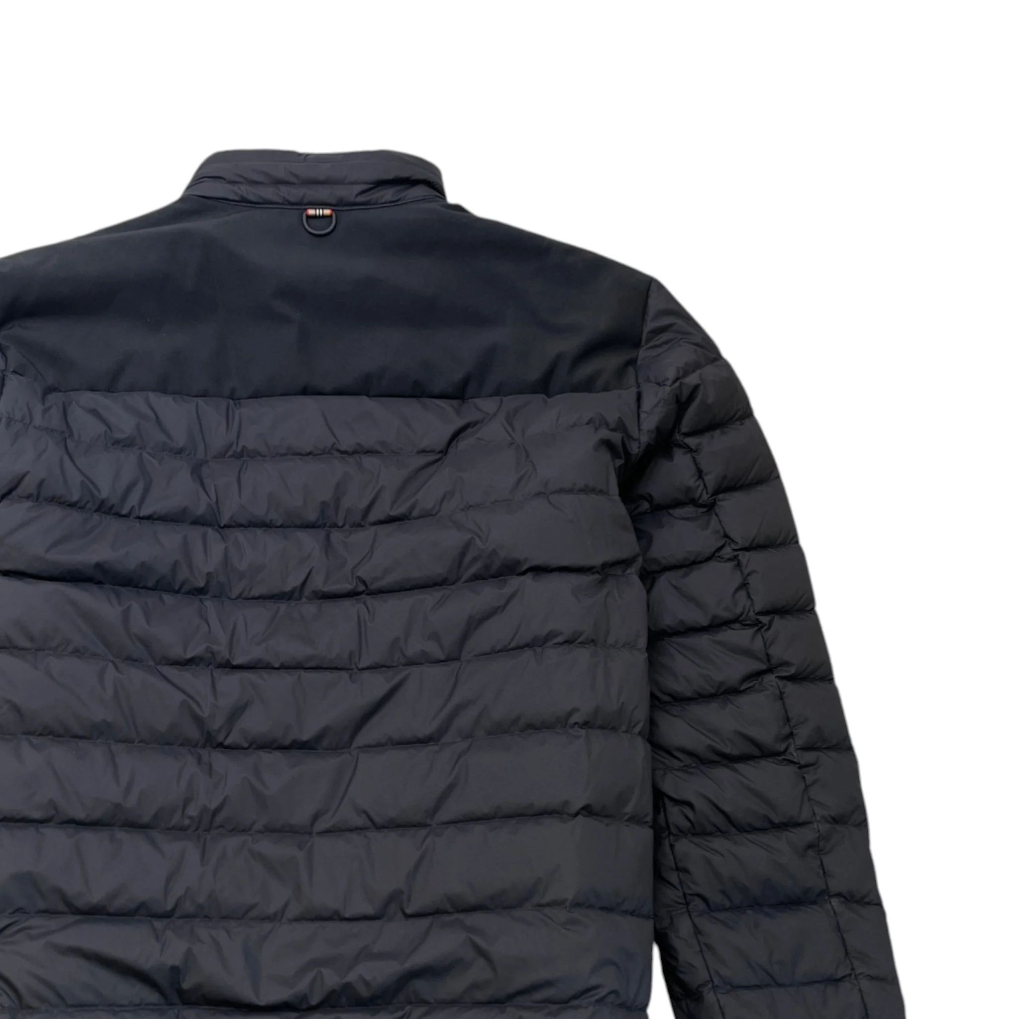 Men's Equestrian Knight Design Down Jacket Black Size XXL - Image 4