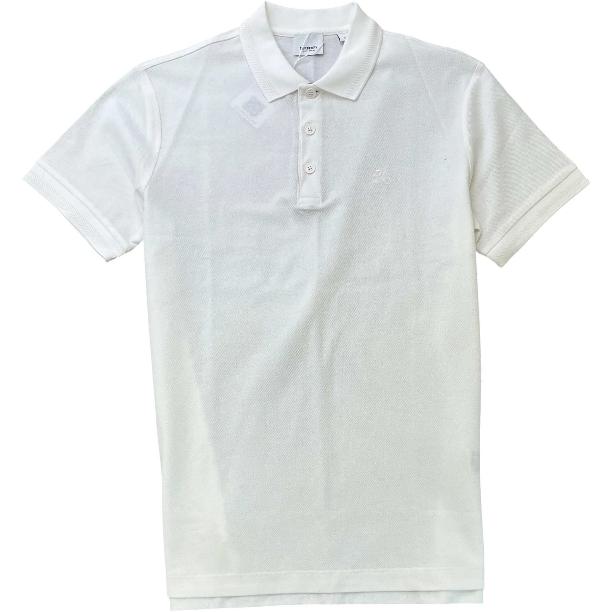 Men's Equestrian Knight Polo Shirt White Size M
