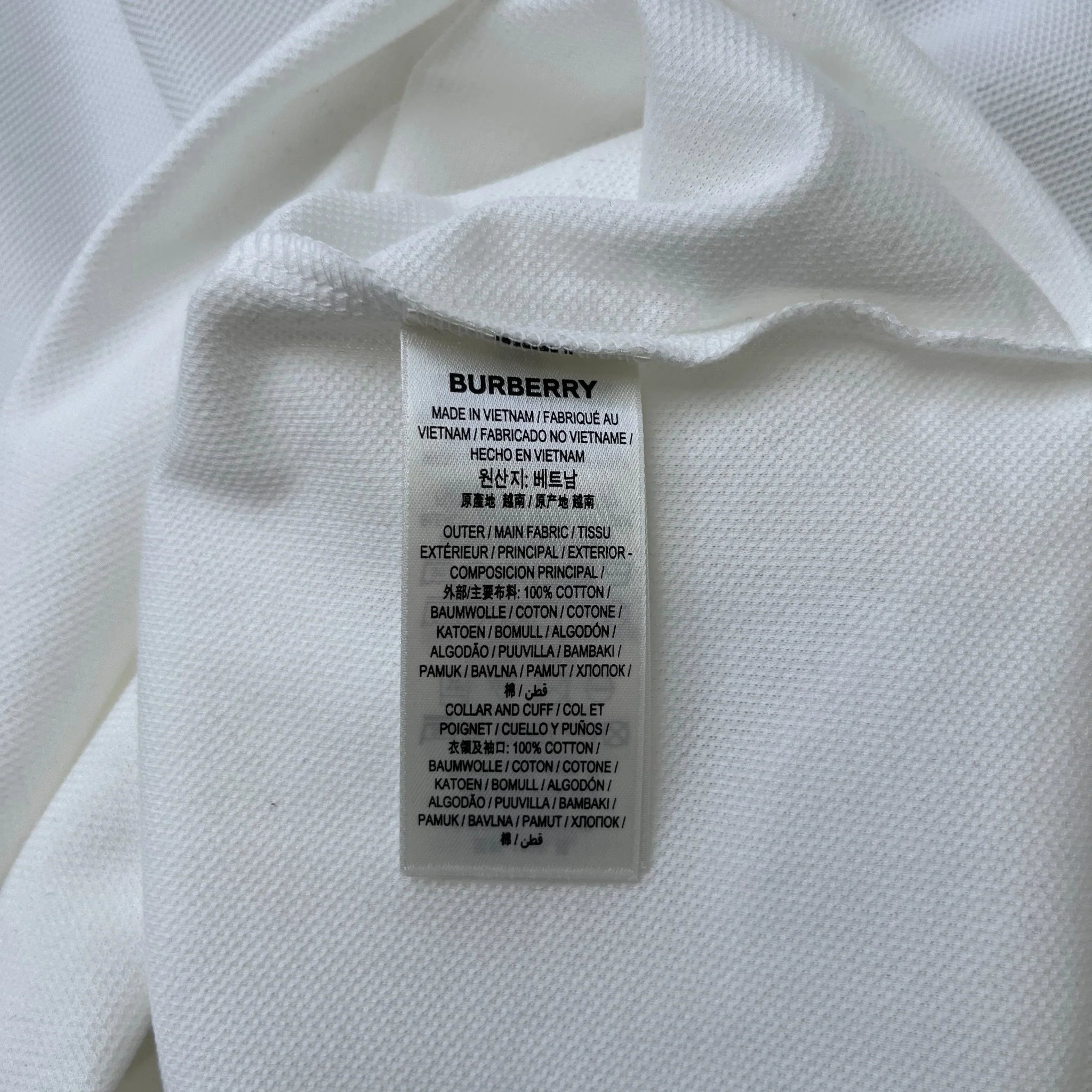Men's Equestrian Knight Polo Shirt White Size M - Image 6