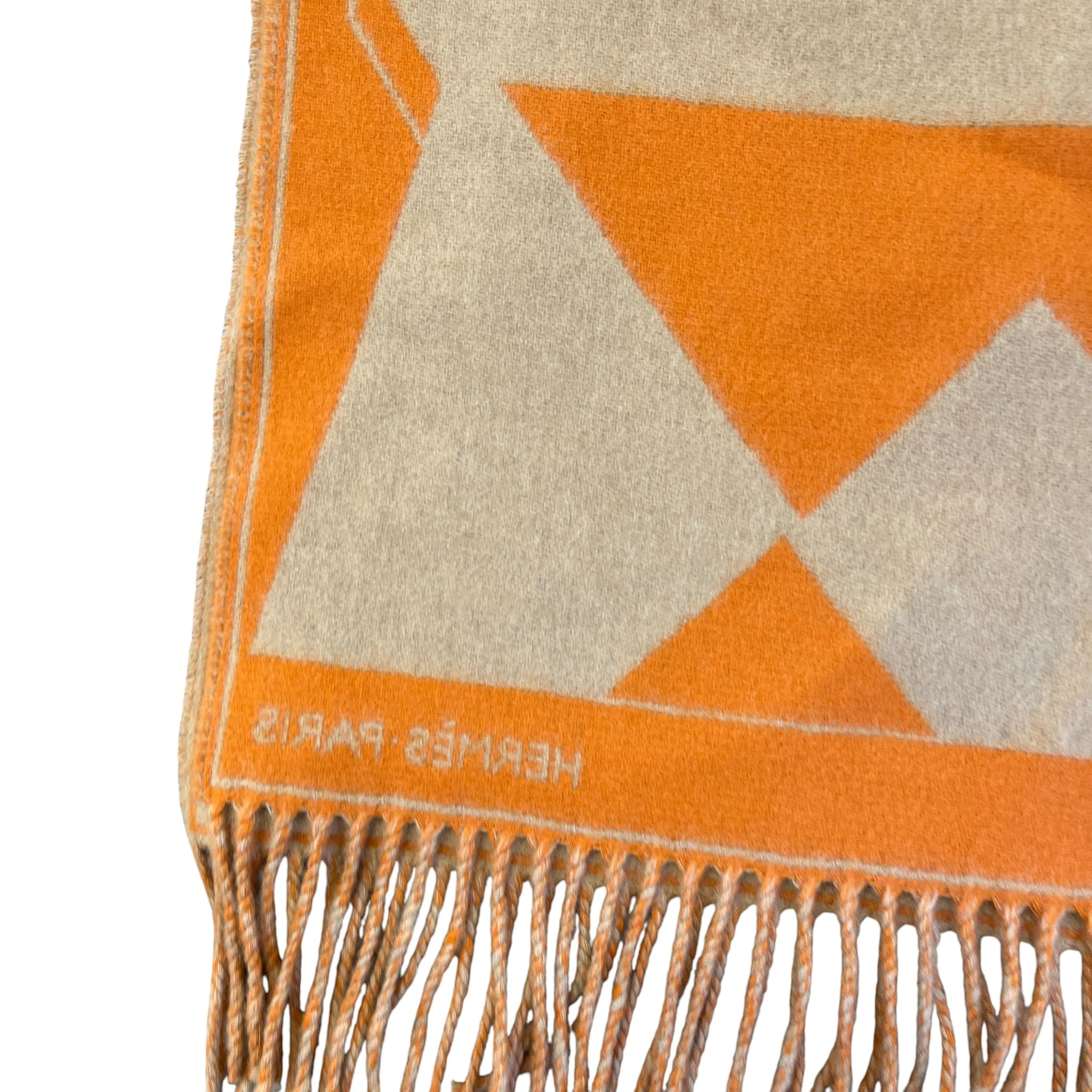 Men's Equestrian Tête-À-Tête Scarf Orange - Image 6