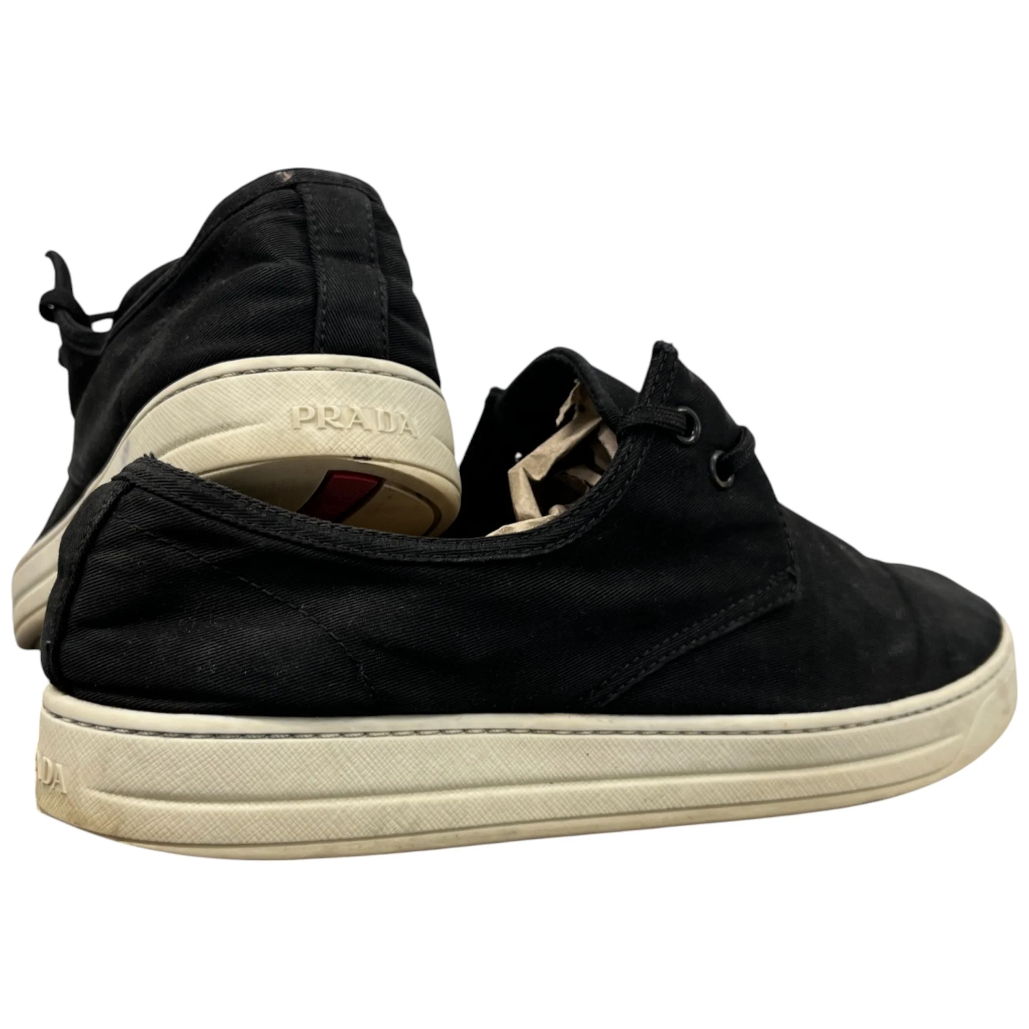 Men's Espadrille Lace Low Trainers Black Size EU 39.5 / UK 5.5 - Image 10