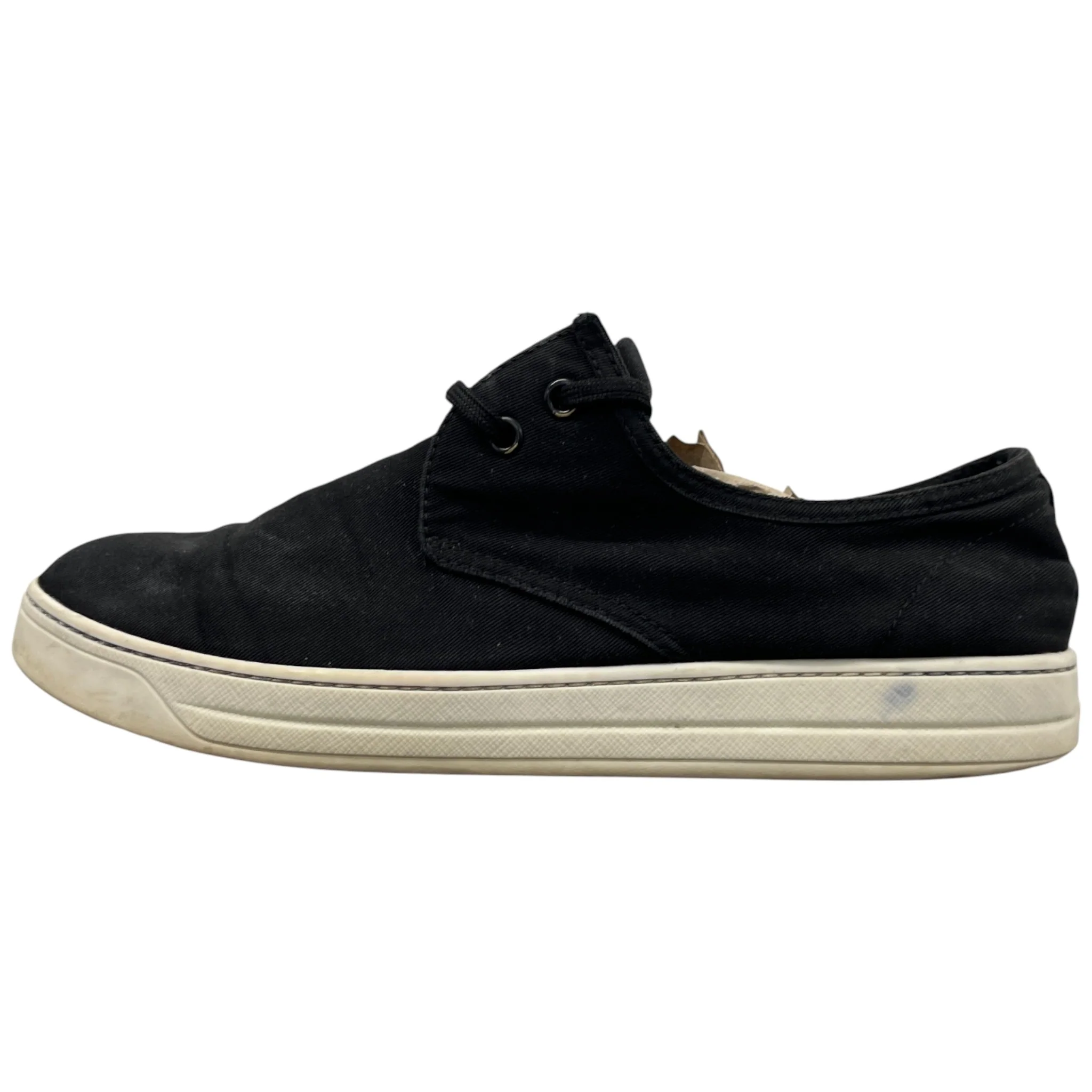 Men's Espadrille Lace Low Trainers Black Size EU 39.5 / UK 5.5 - Image 5