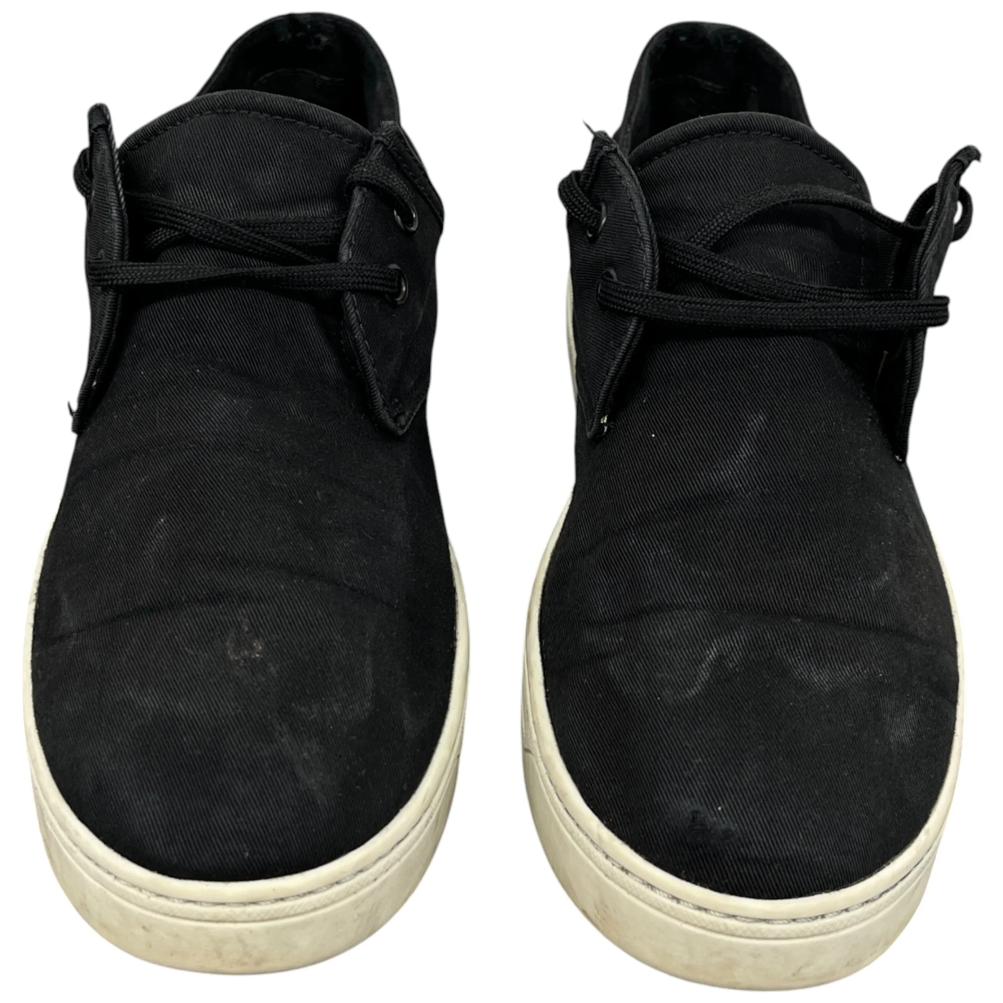Men's Espadrille Lace Low Trainers Black Size EU 39.5 / UK 5.5 - Image 6