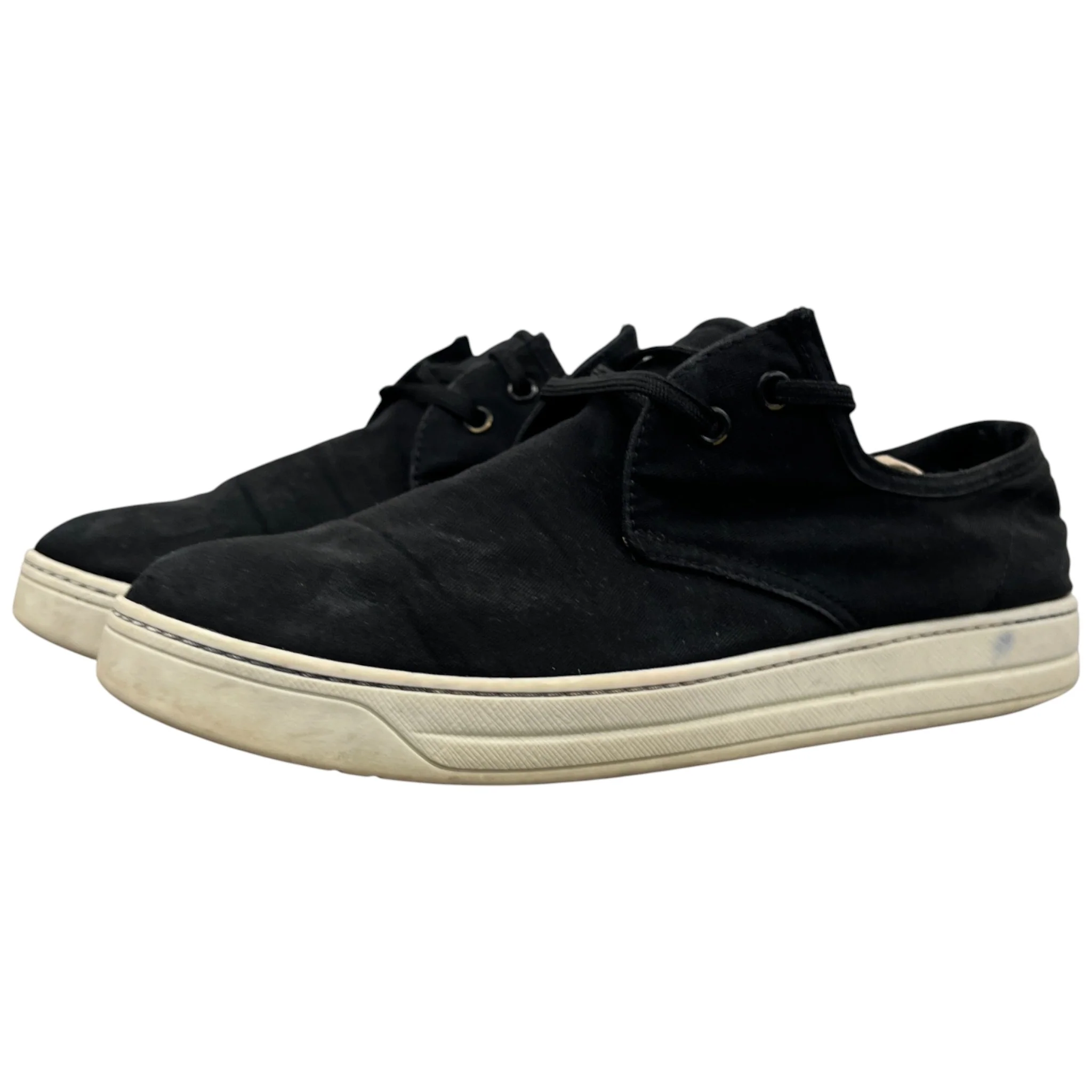 Men's Espadrille Lace Low Trainers Black Size EU 39.5 / UK 5.5 - Image 8