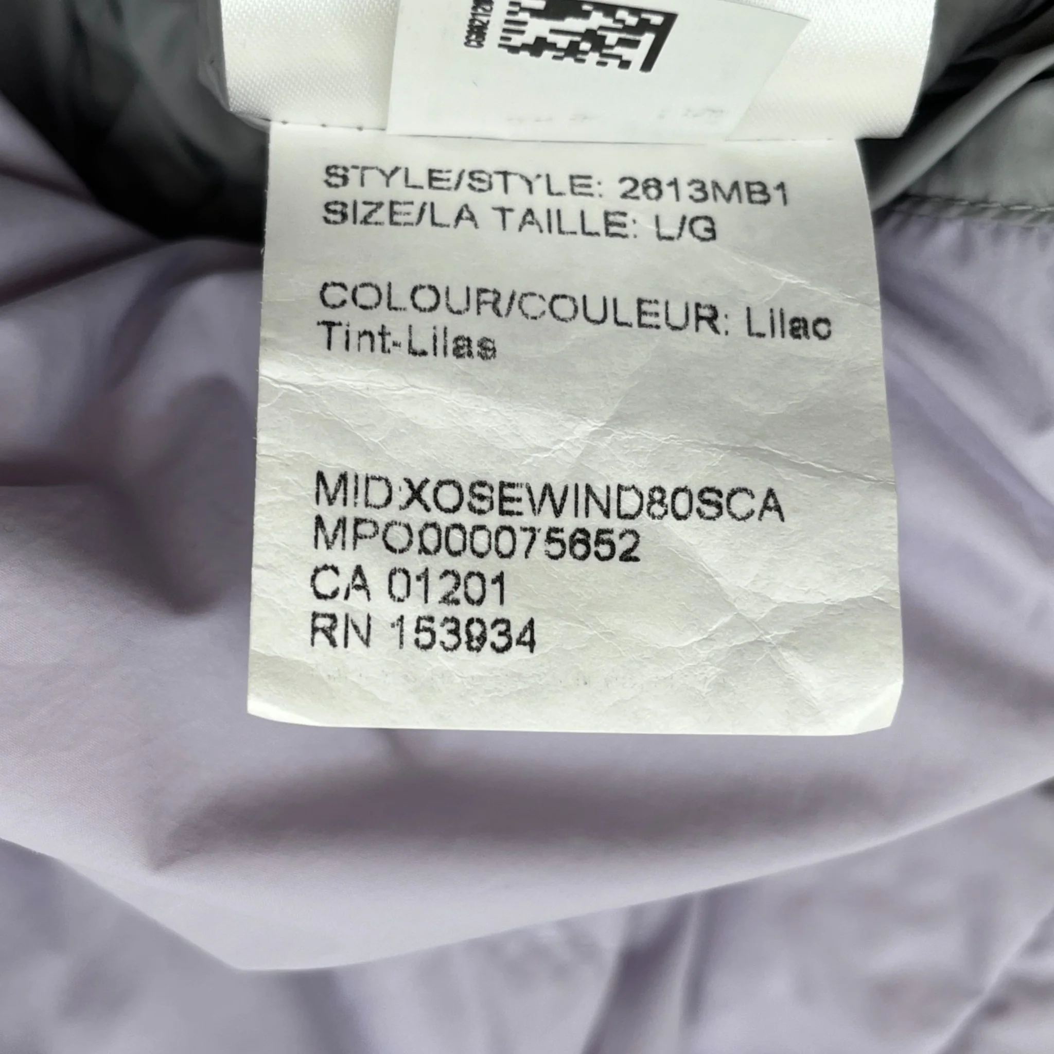 Men's Everett Down Jacket Purple Size L - Image 6