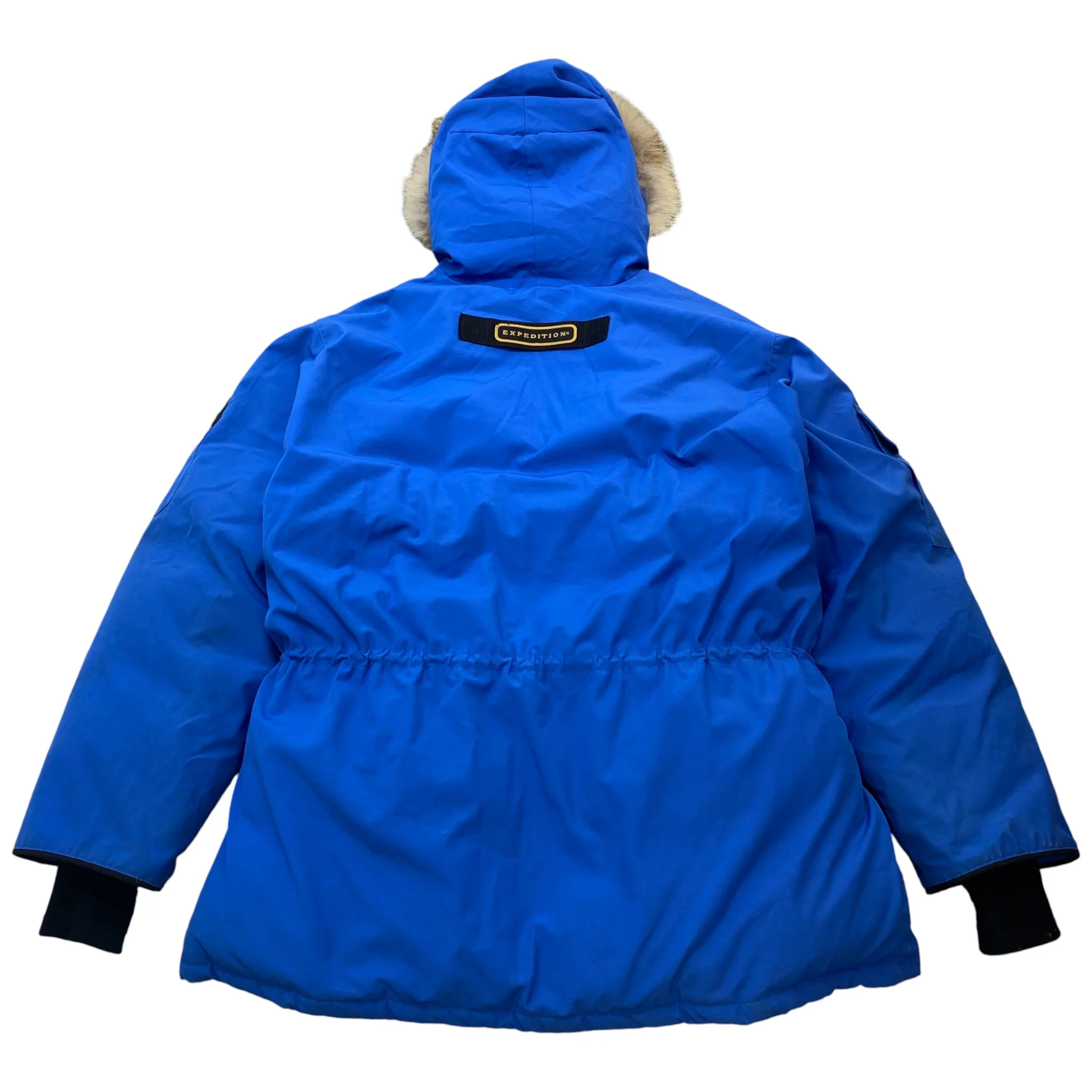 Men's Expedition Parka Down Jacket Blue Size XL - Image 2