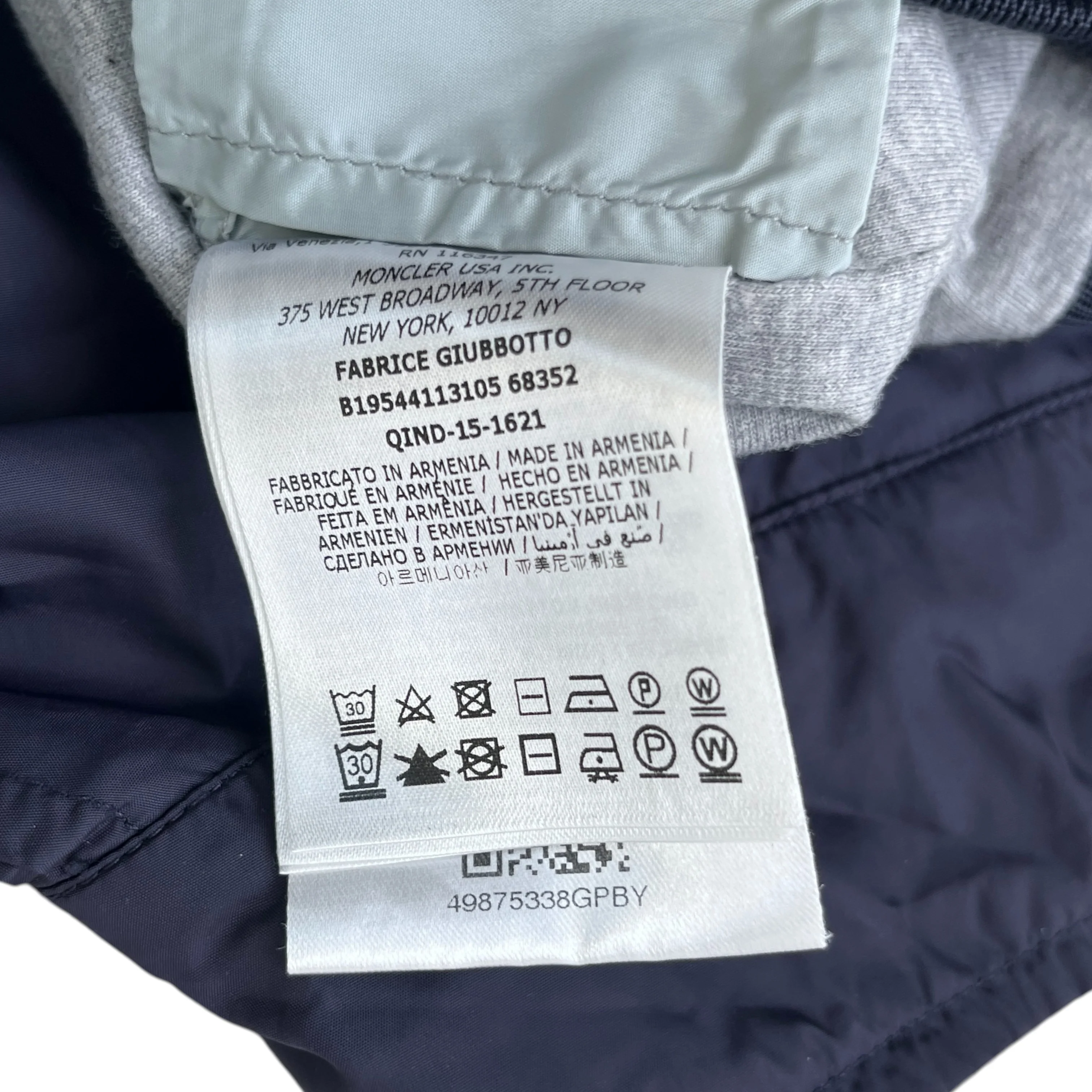 Men's Fabrice Boys Age 14 Jacket Navy Size Age 14 - Image 8