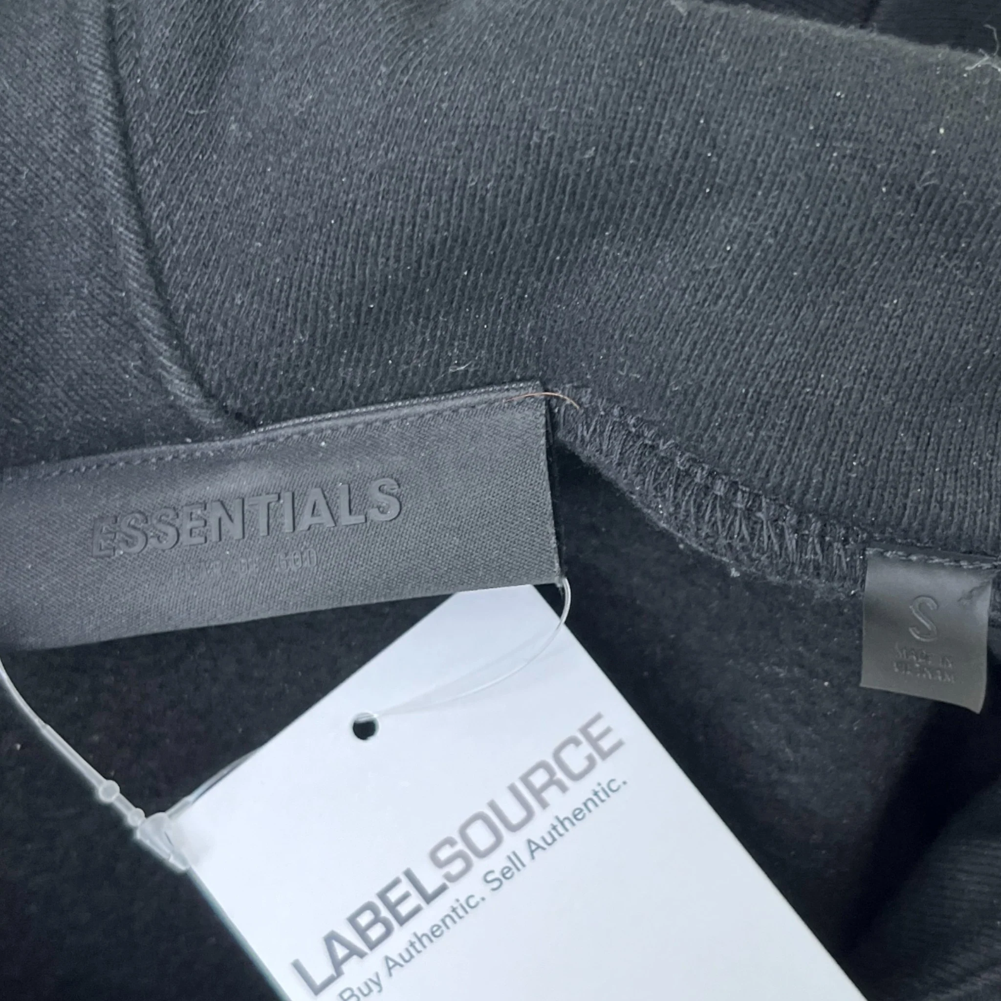 Men's Fear Of God Hoodie Black Size S - Image 5