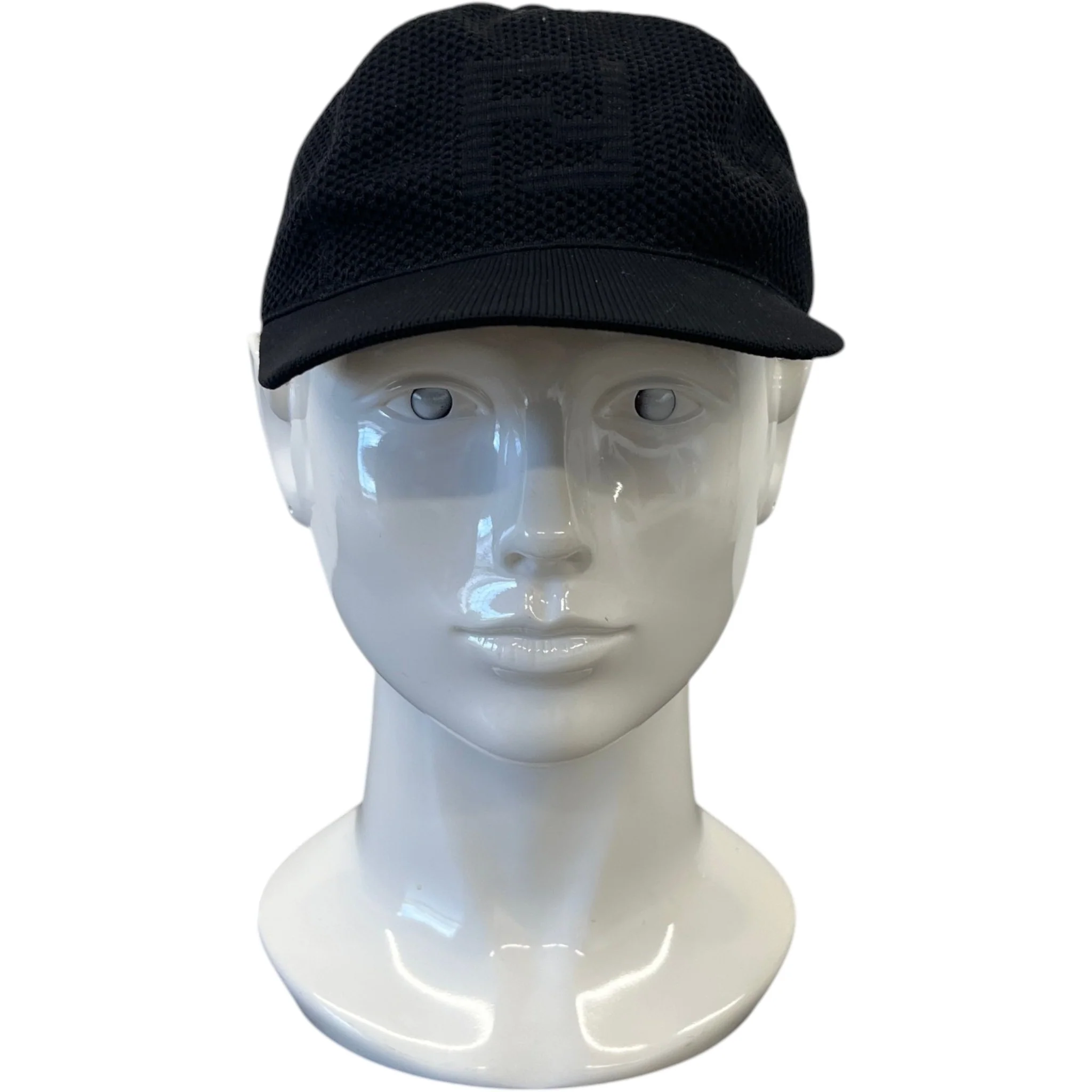 Men's Ff Monogram Mesh Hat Black - Image 2