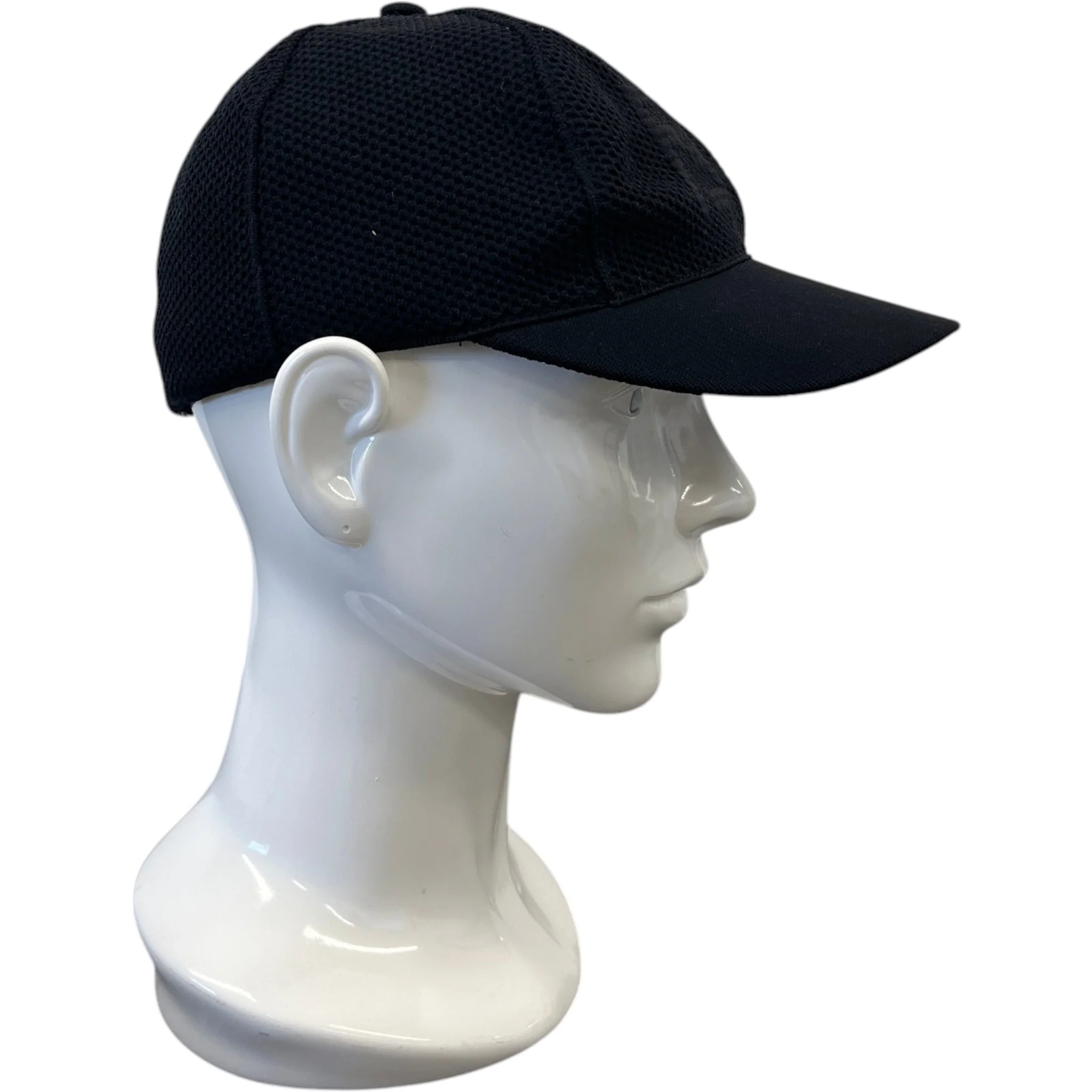 Men's Ff Monogram Mesh Hat Black - Image 3