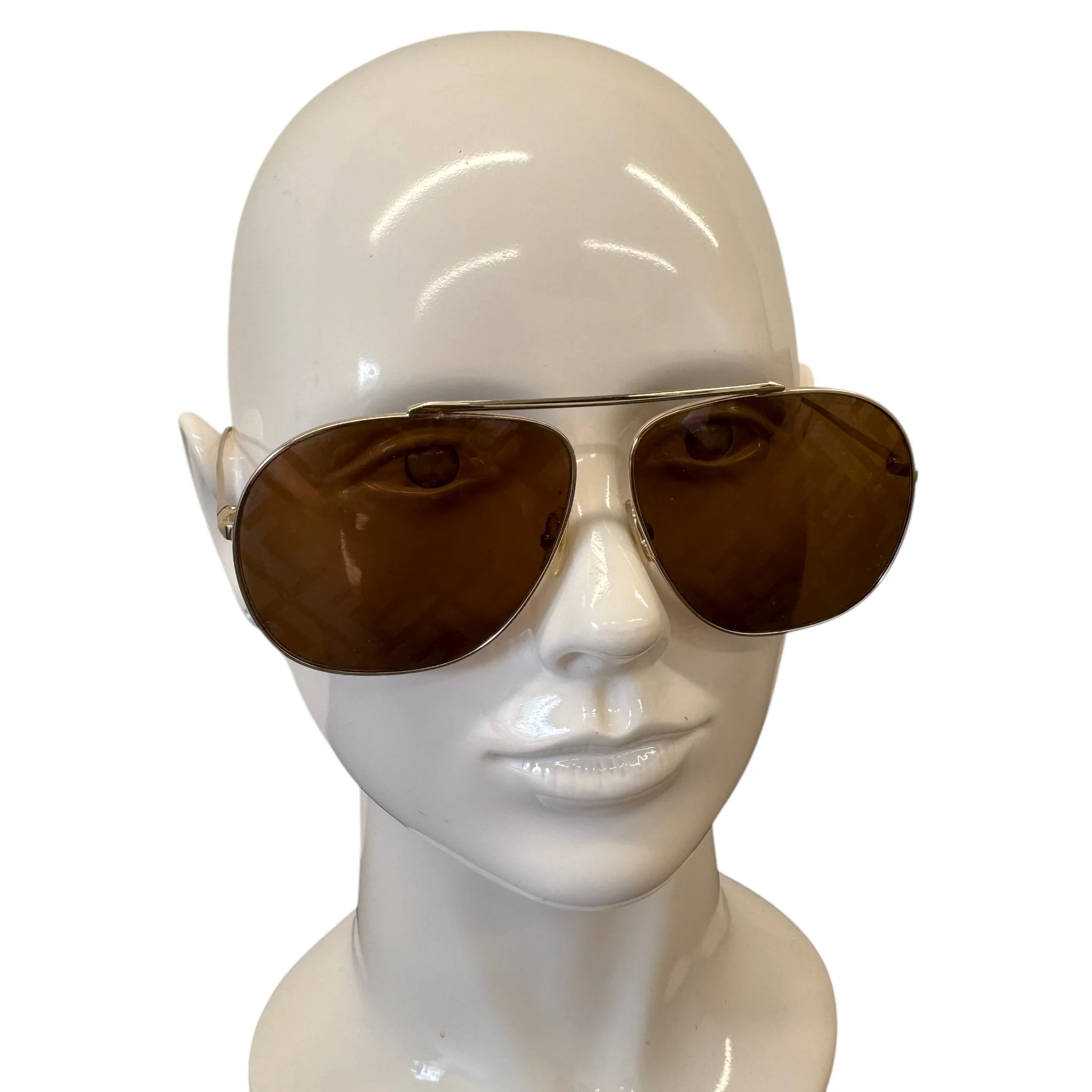 Men's Ff Monogram Sunglasses Brown - Image 7