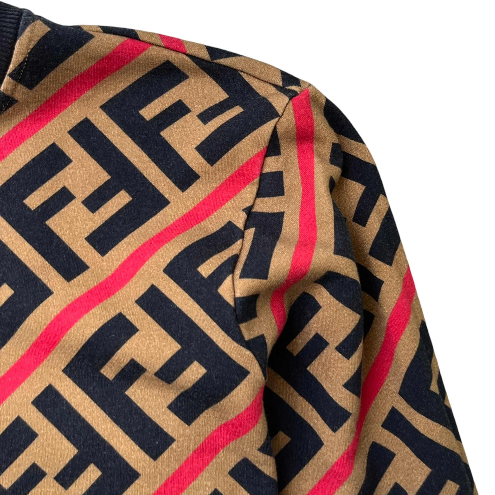 Men's Ff Monogram Sweatshirt Multi-Coloured Size L - Image 5