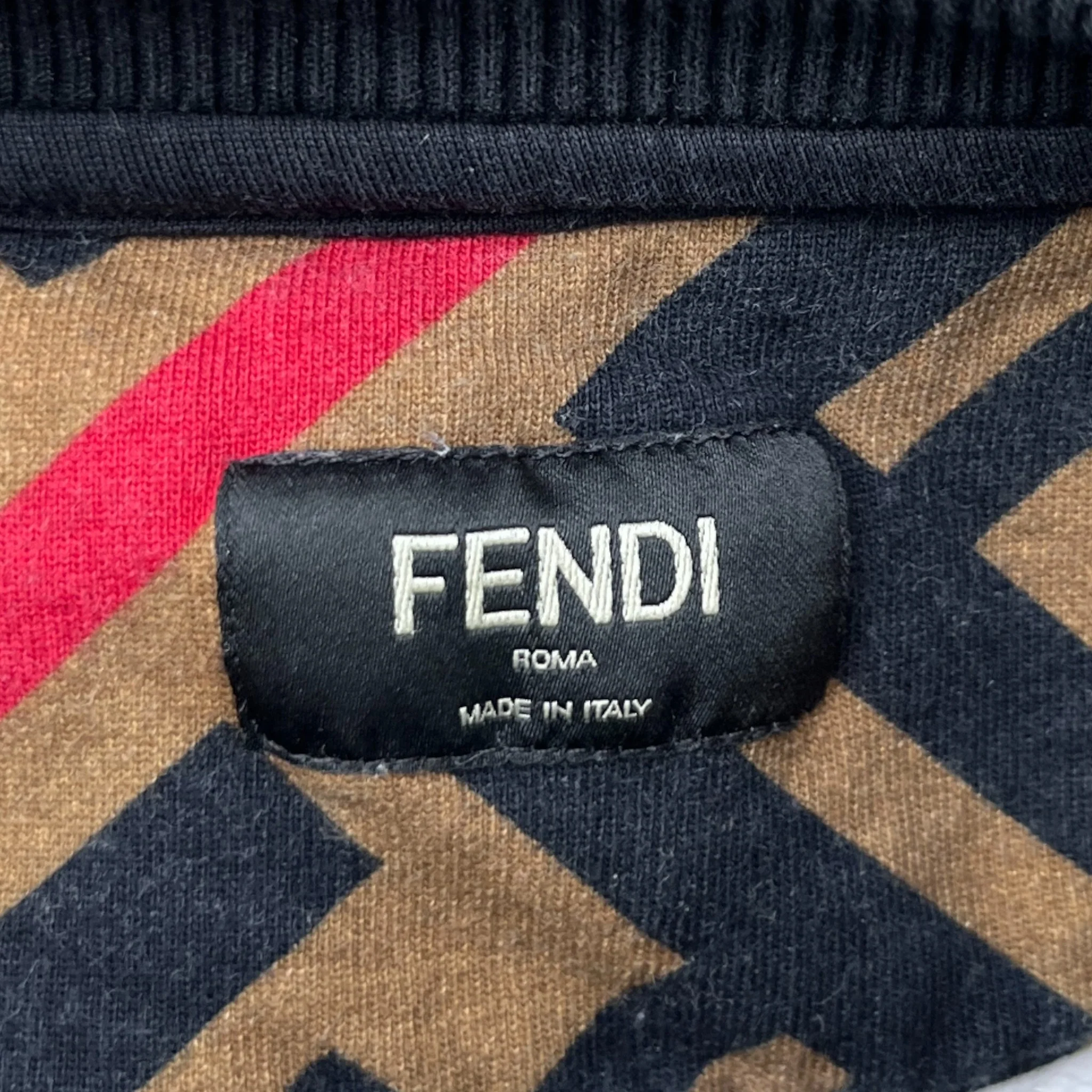 Men's Ff Monogram Sweatshirt Multi-Coloured Size L - Image 6