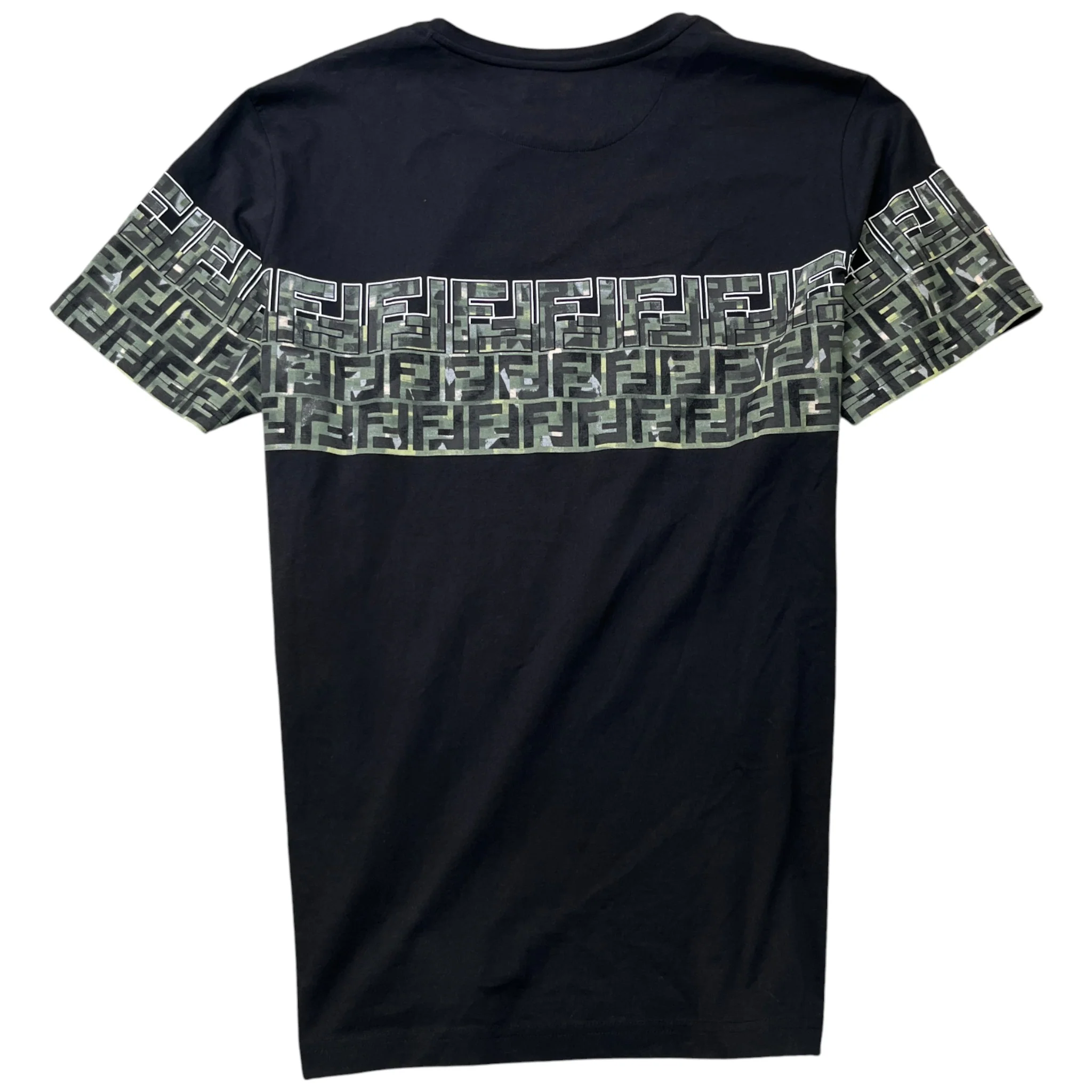 Men's Ff Monogram T-Shirt Black Size XXL - Image 2