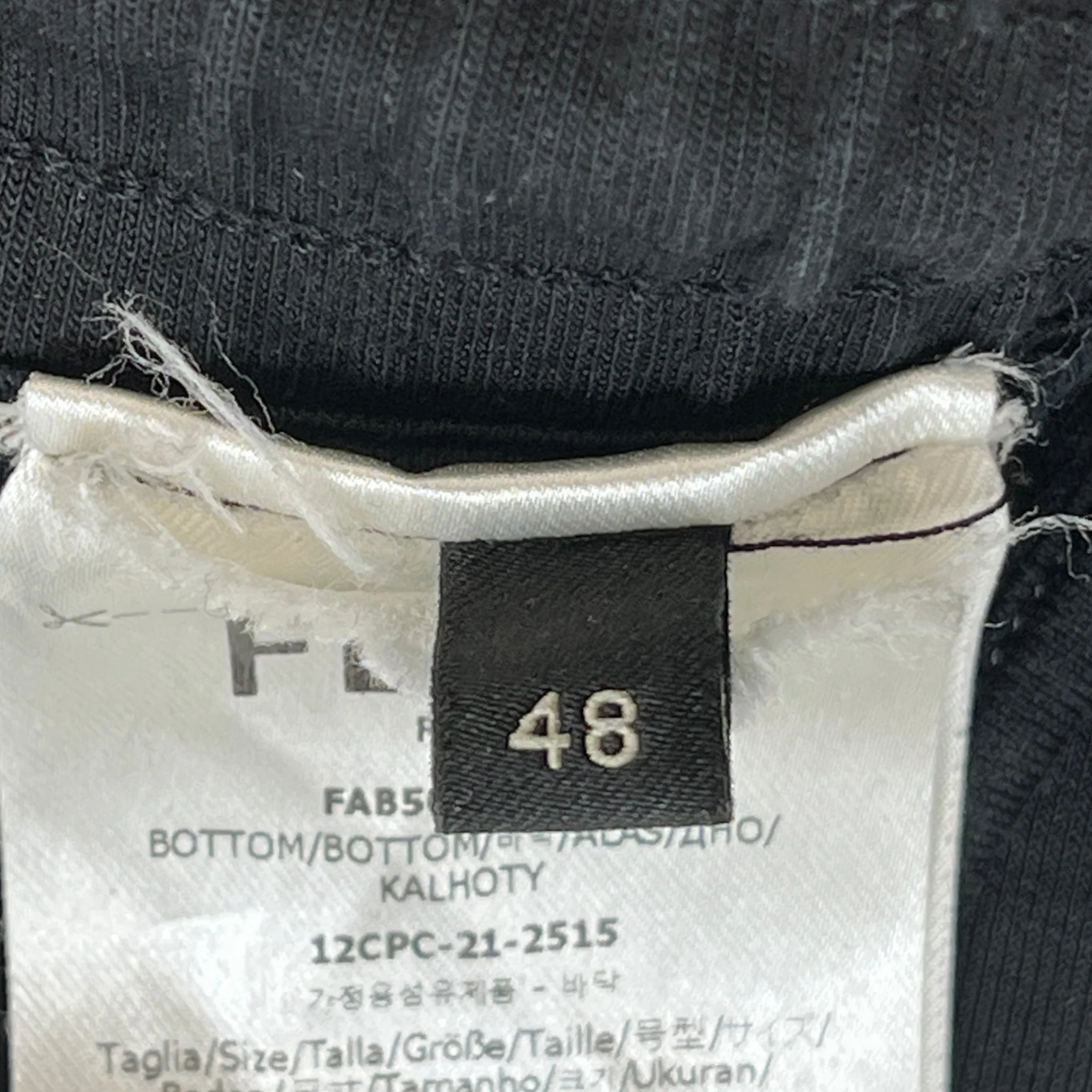 Men's Ff Zucca Casual Shorts Black Size IT 48 / UK 32 - Image 13