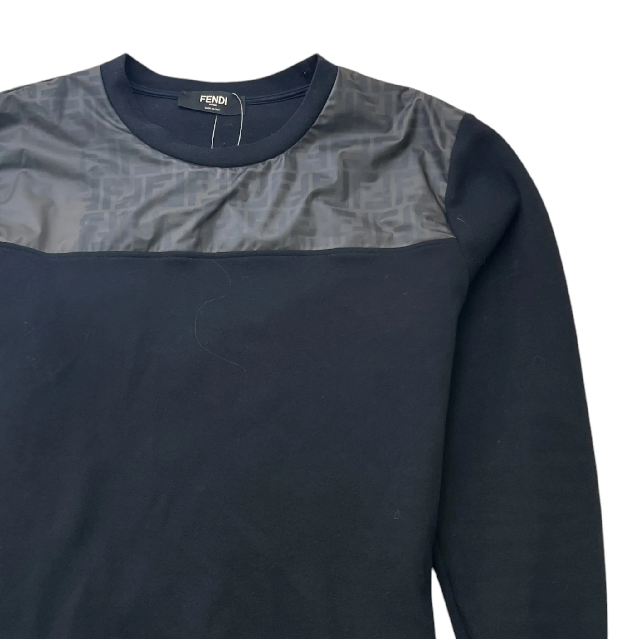 Men's Ff Zucca Sweatshirt Black Size L - Image 3