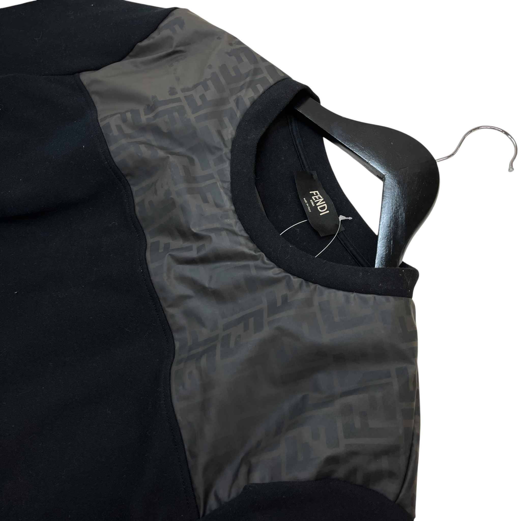 Men's Ff Zucca Sweatshirt Black Size L - Image 9