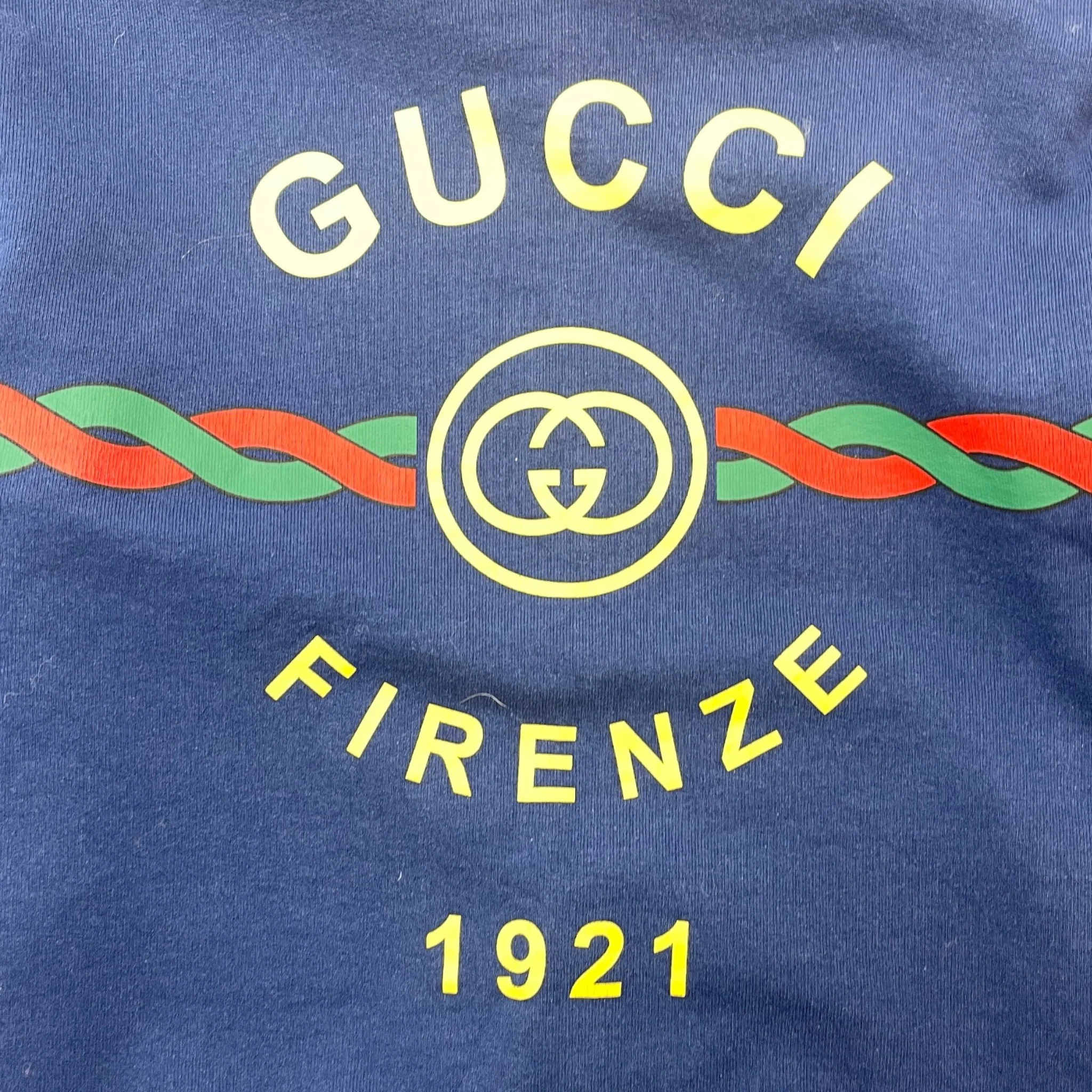Men's Firenze 1921 Sweatshirt Blue Size L - Image 6