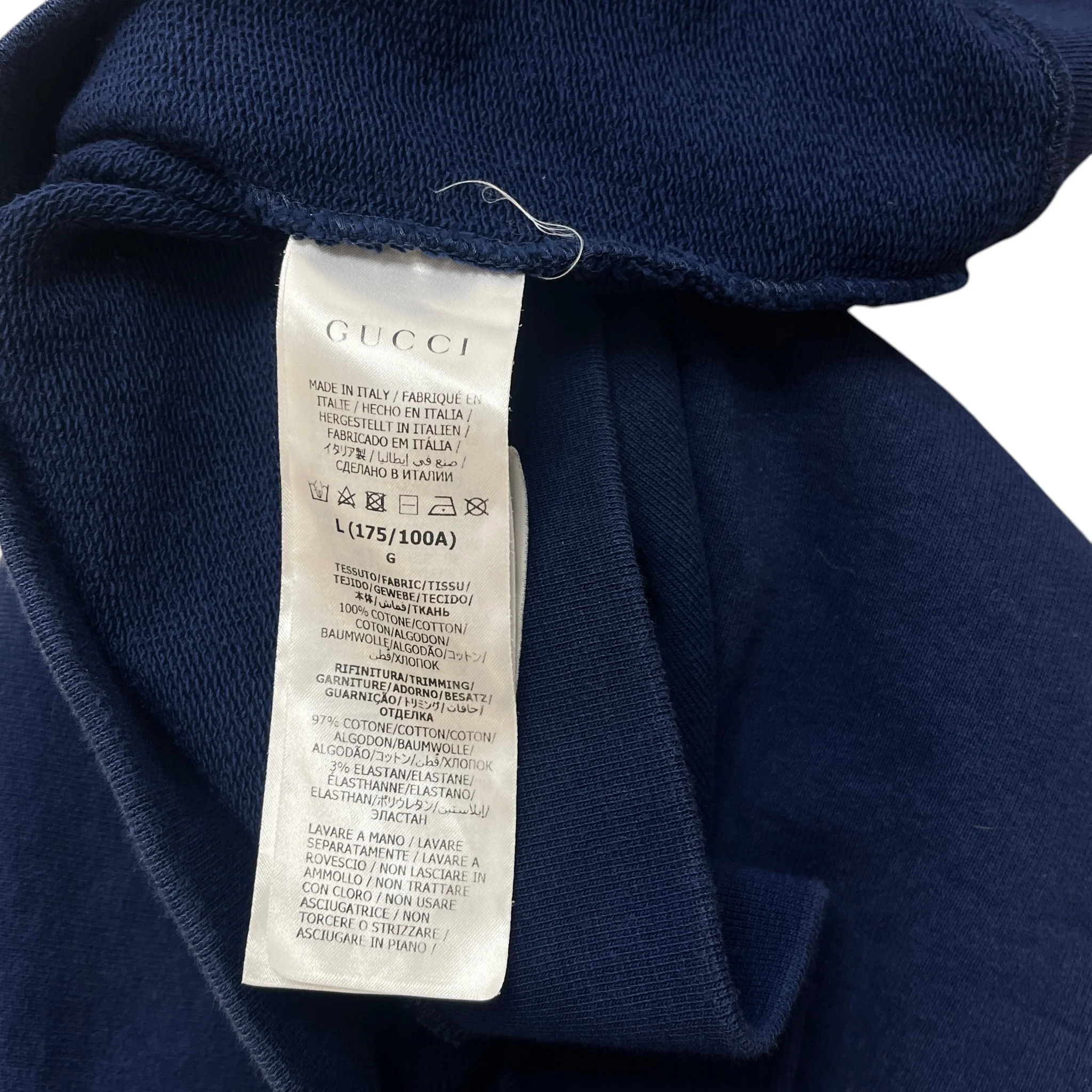 Men's Firenze 1921 Sweatshirt Blue Size L - Image 7