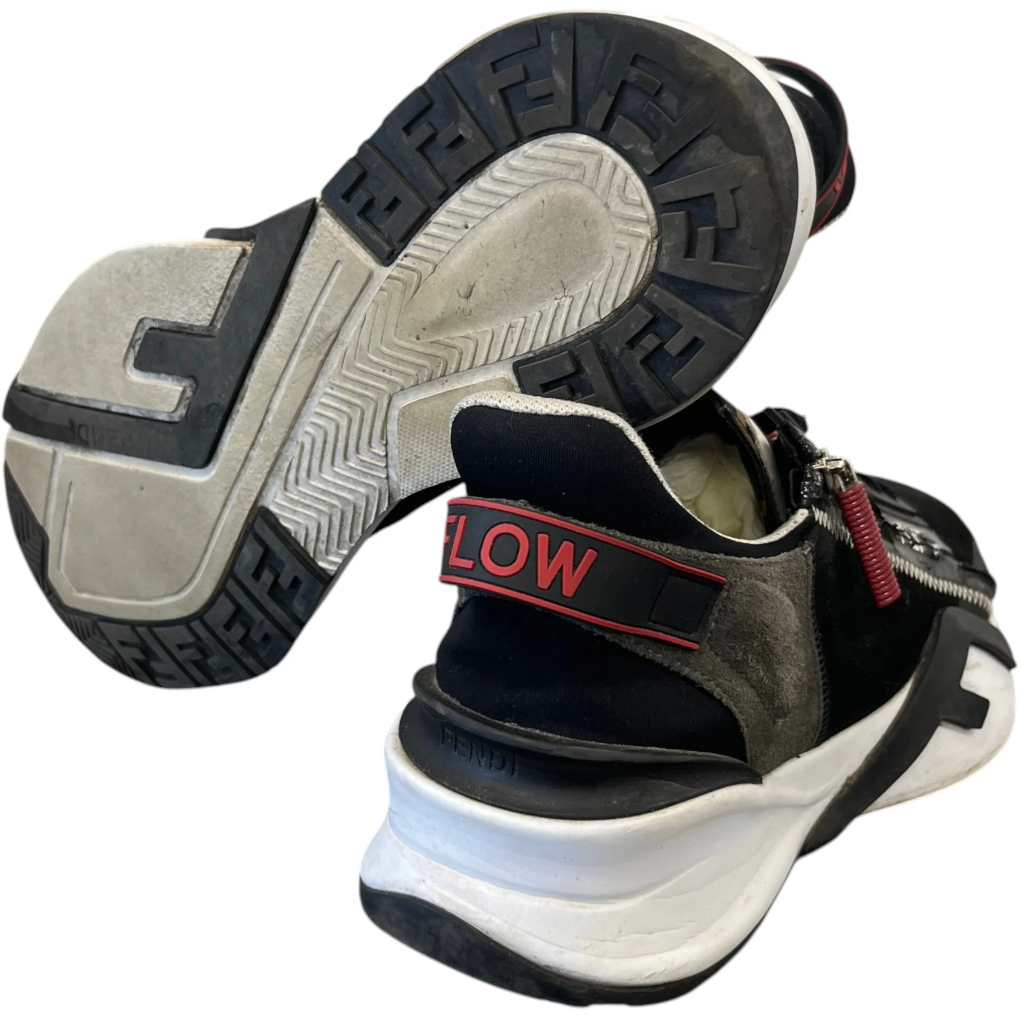 Men's Flow Low Trainers Black Size EU 41 / UK 7 - Image 10