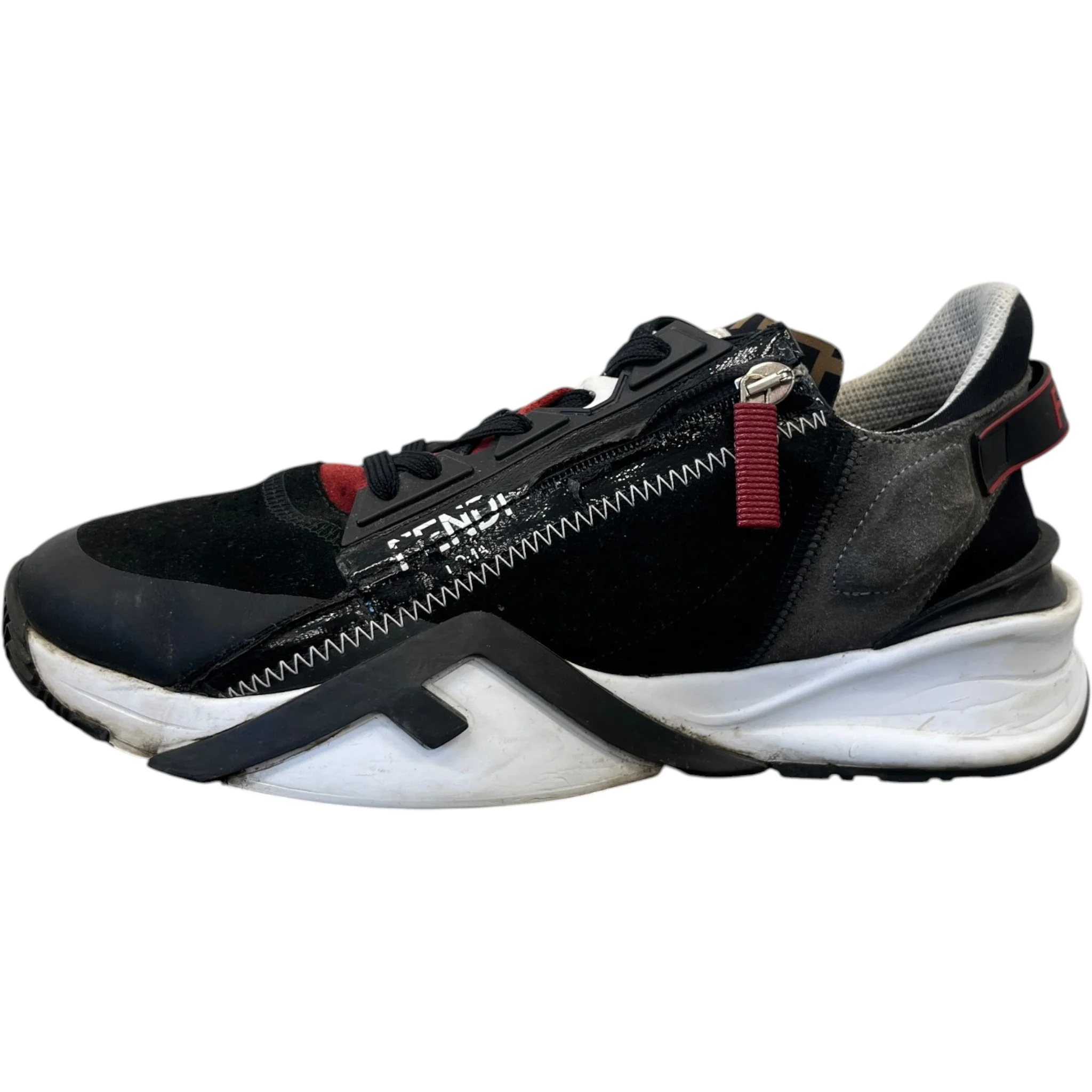 Men's Flow Low Trainers Black Size EU 41 / UK 7 - Image 5