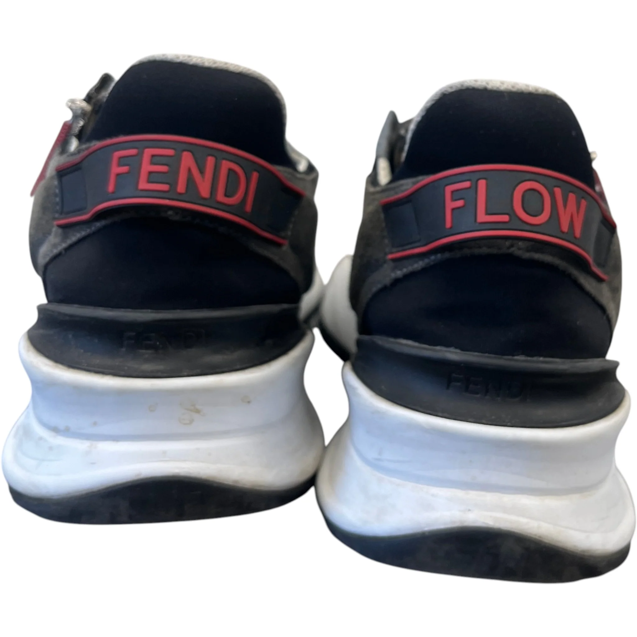 Men's Flow Low Trainers Black Size EU 41 / UK 7 - Image 7
