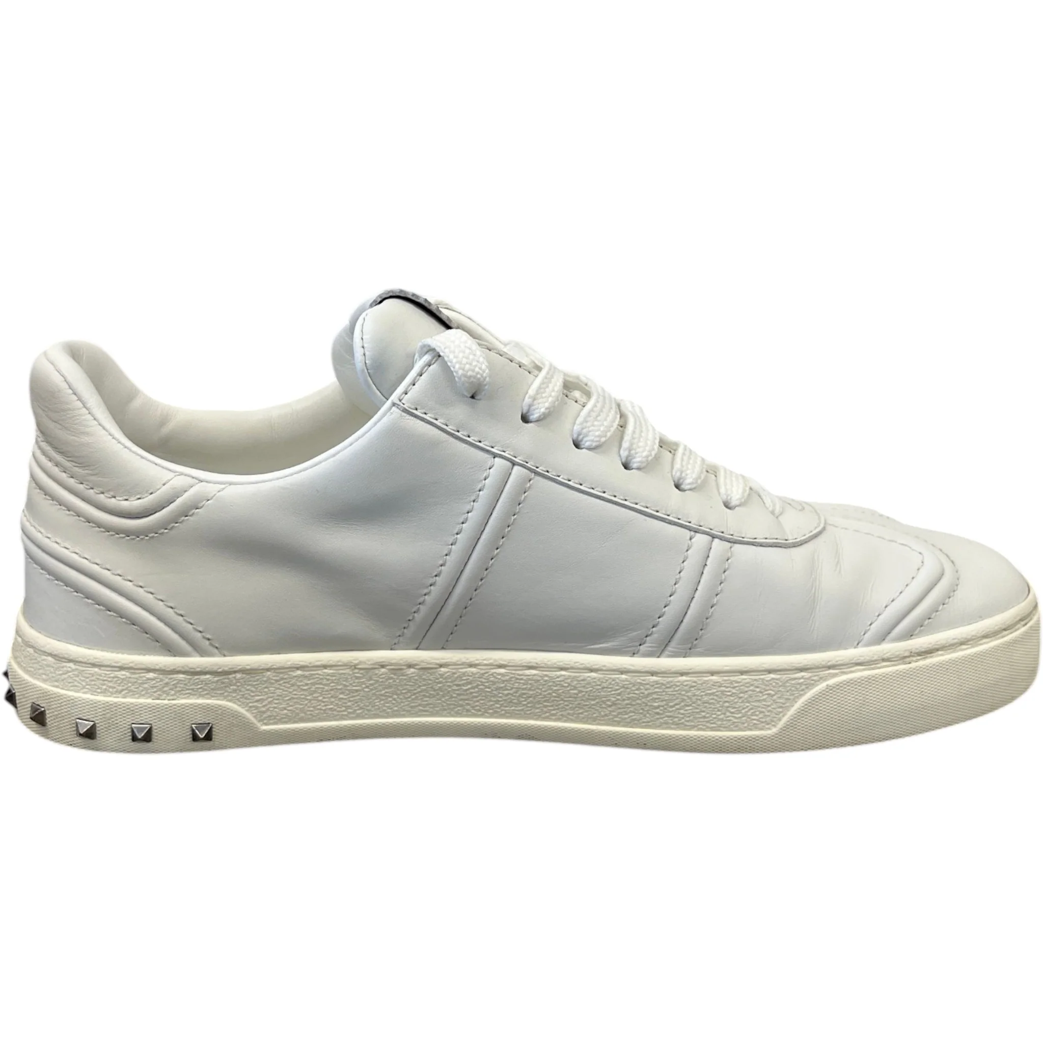 Men's Flycrew Low Trainers White Size EU 40 / UK 6 - Image 4
