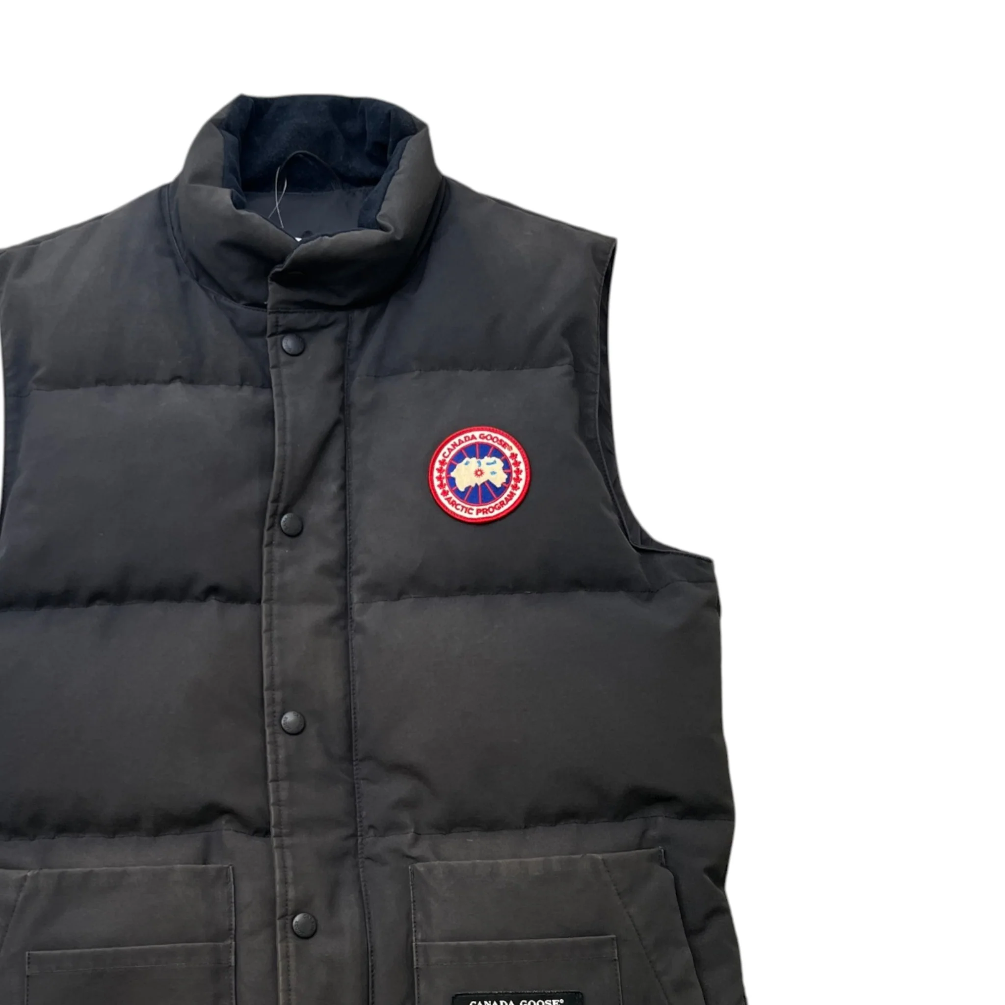 Men's Freestyle Crew Gilet Black Size S - Image 3