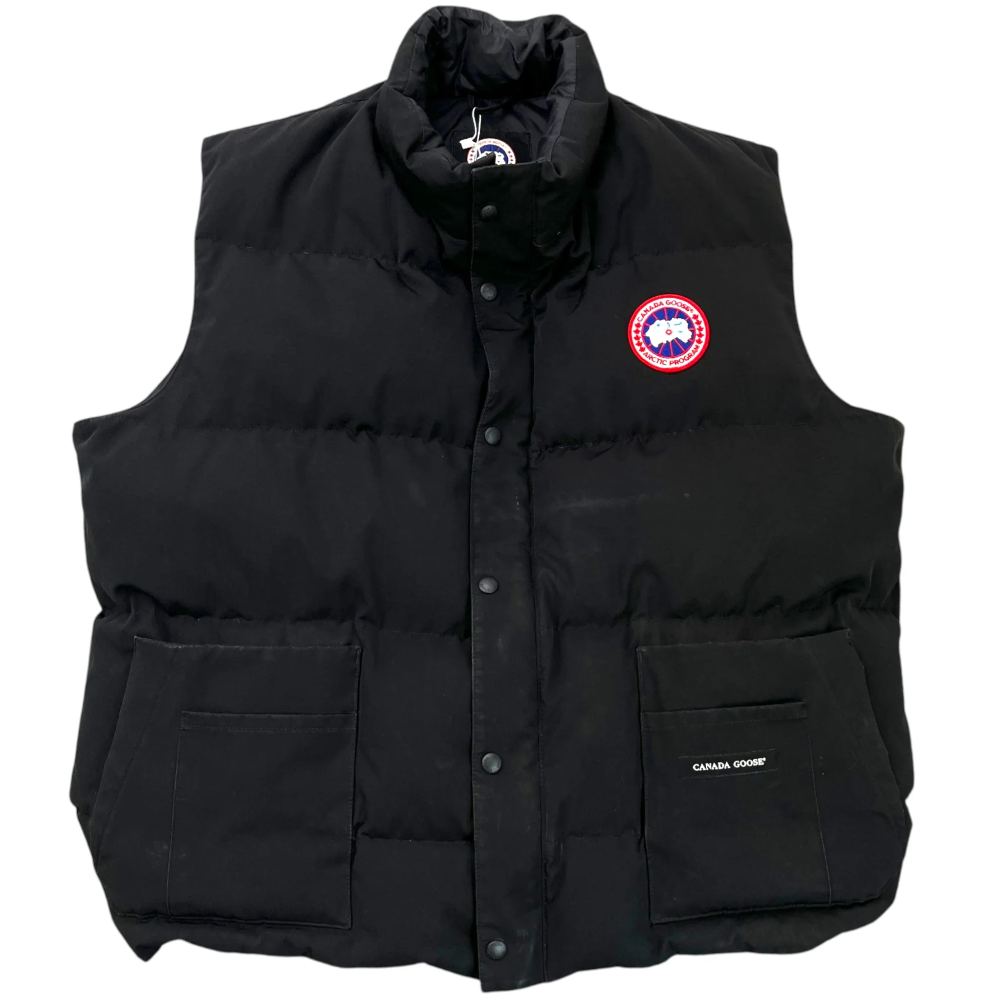 Men's Freestyle Crew Gilet Black Size XL