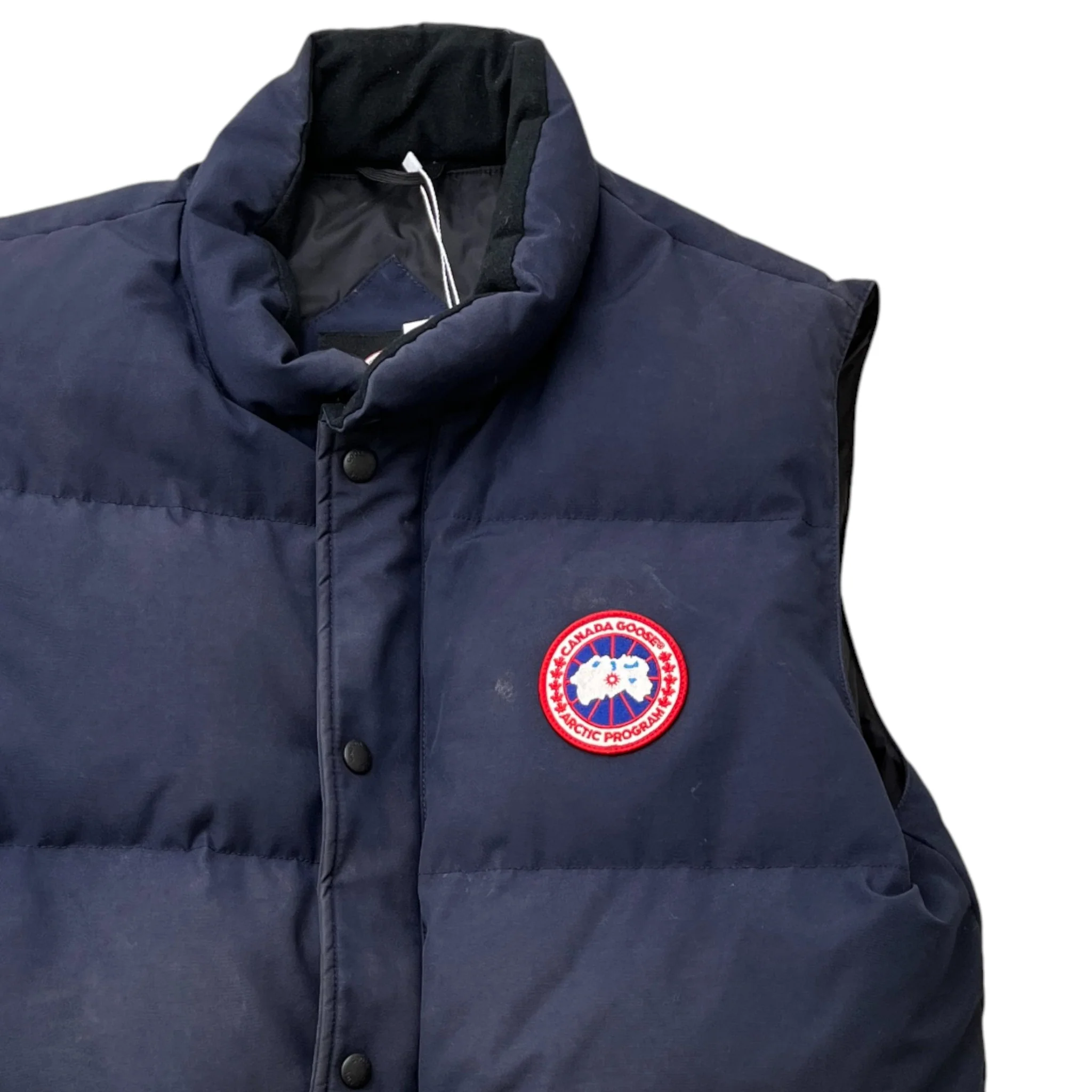 Men's Freestyle Crew Gilet Navy Size L - Image 3