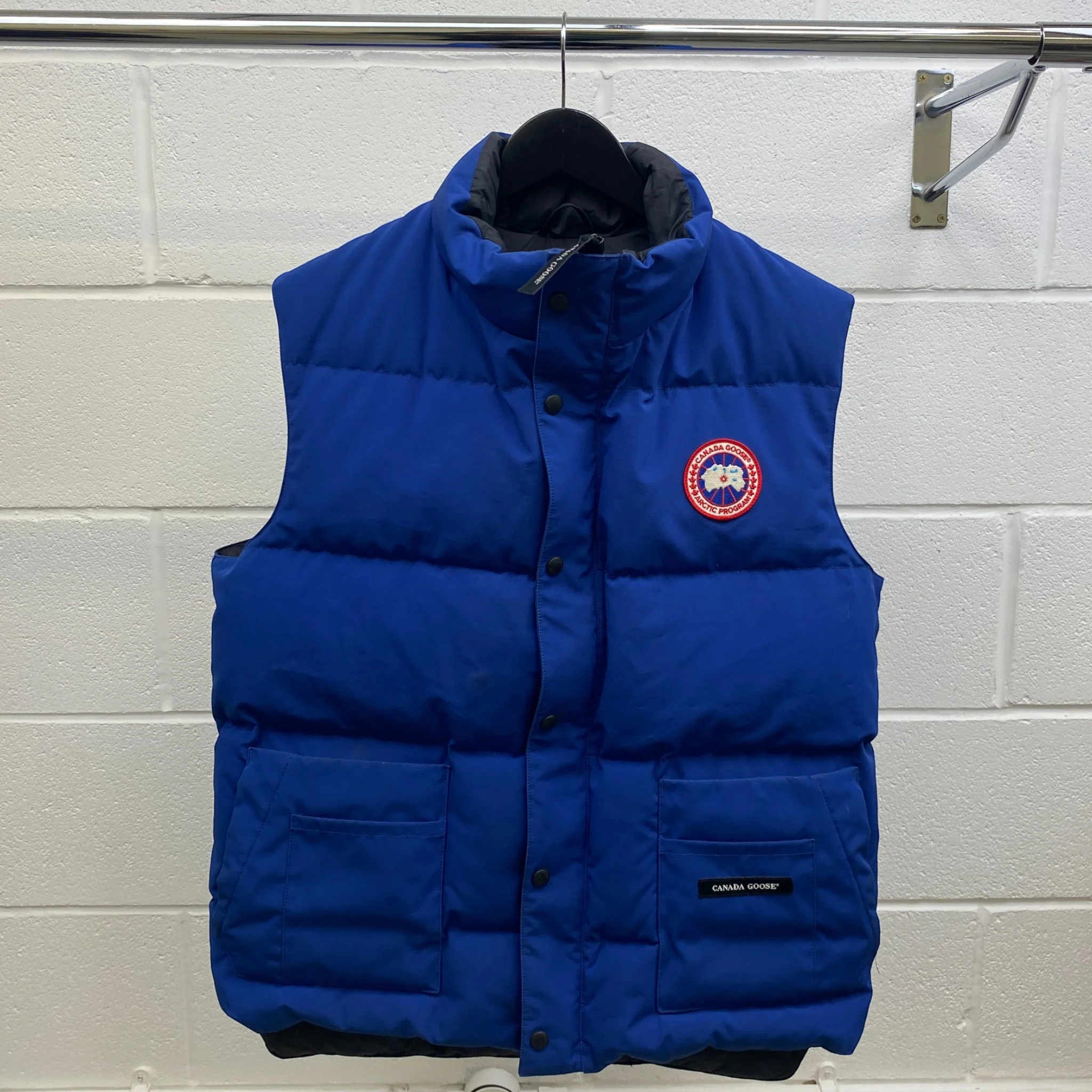Men's Freestyle Gilet Blue Size M - Image 8
