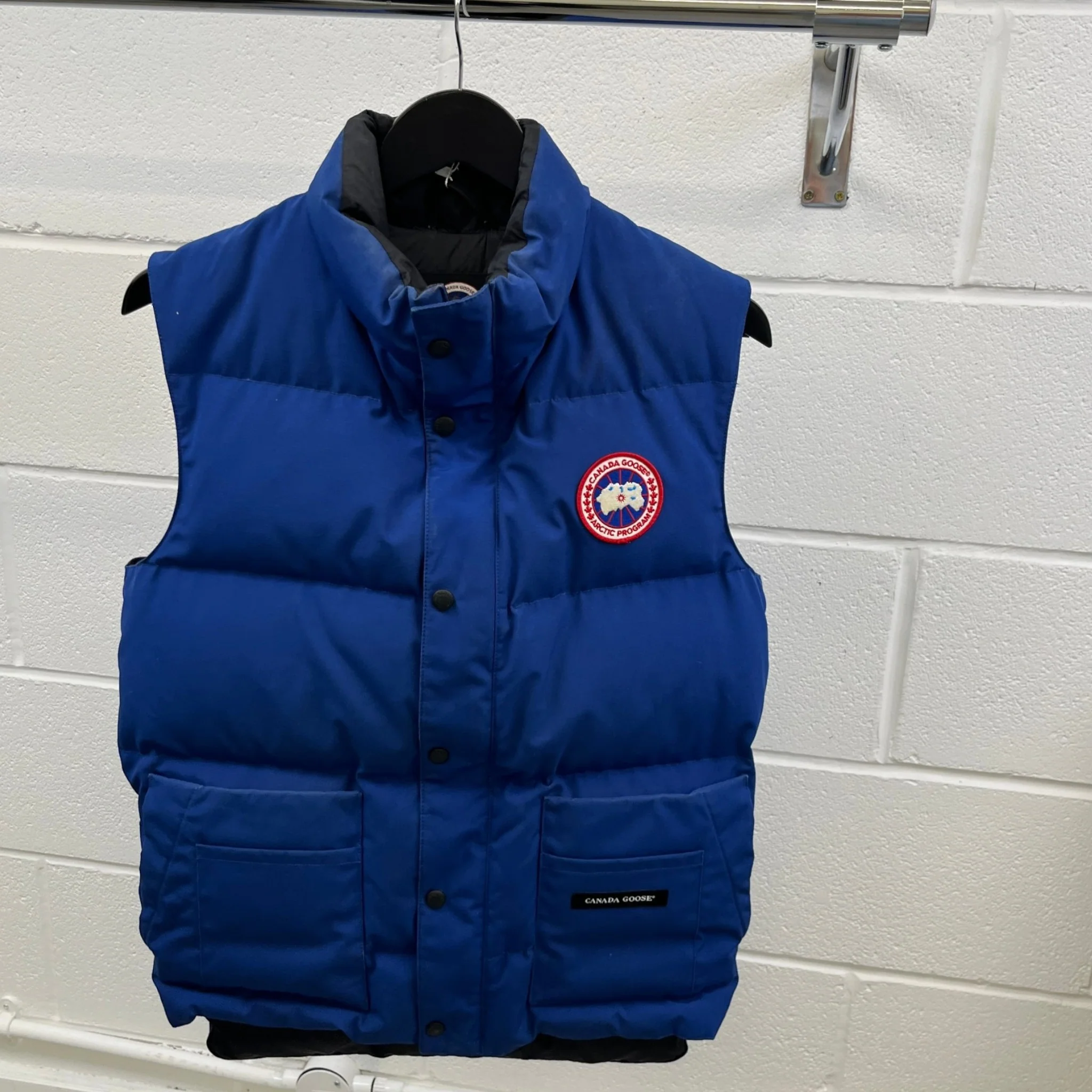 Men's Freestyle Gilet Blue Size XS - Image 9