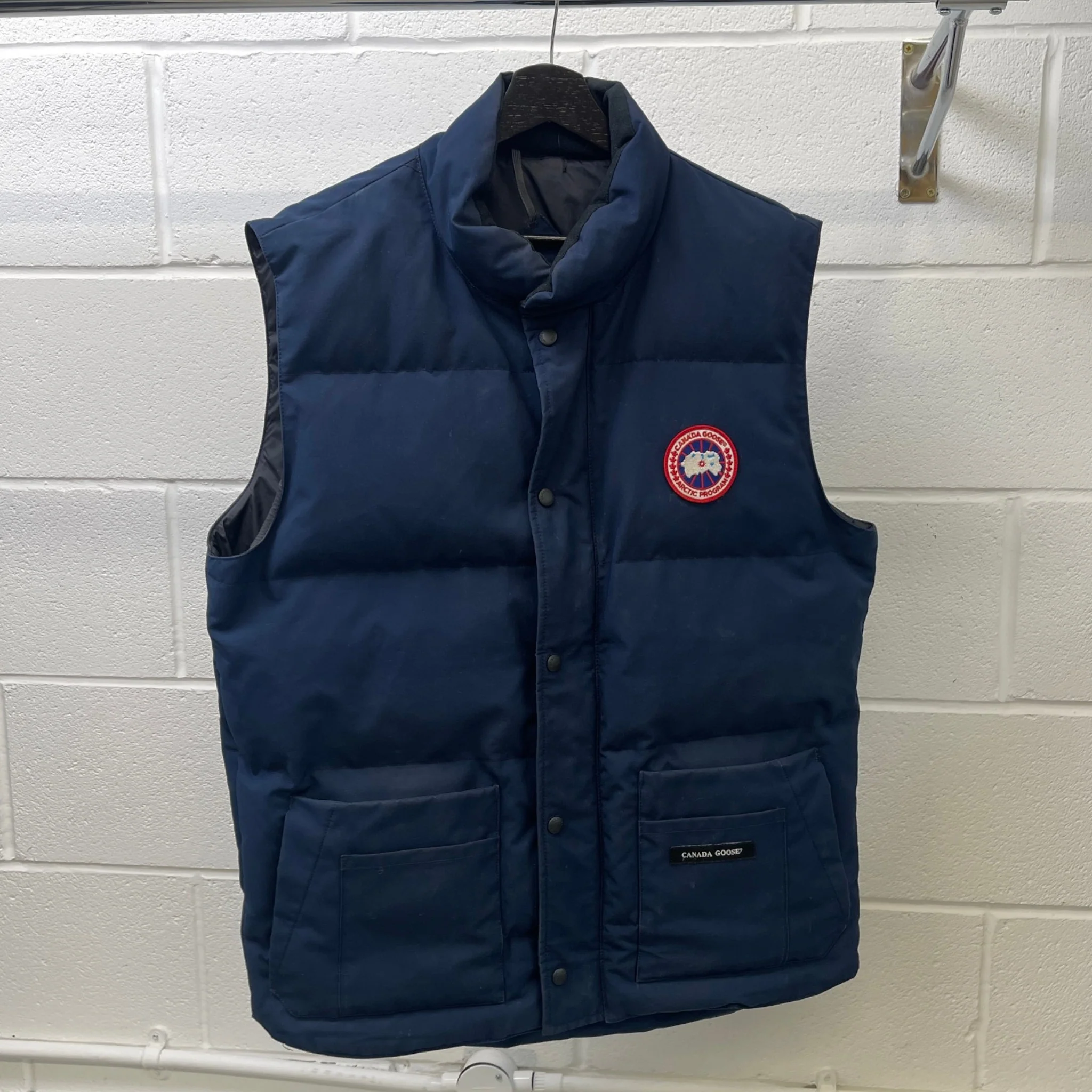 Men's Freestyle Gilet Navy Size L - Image 10