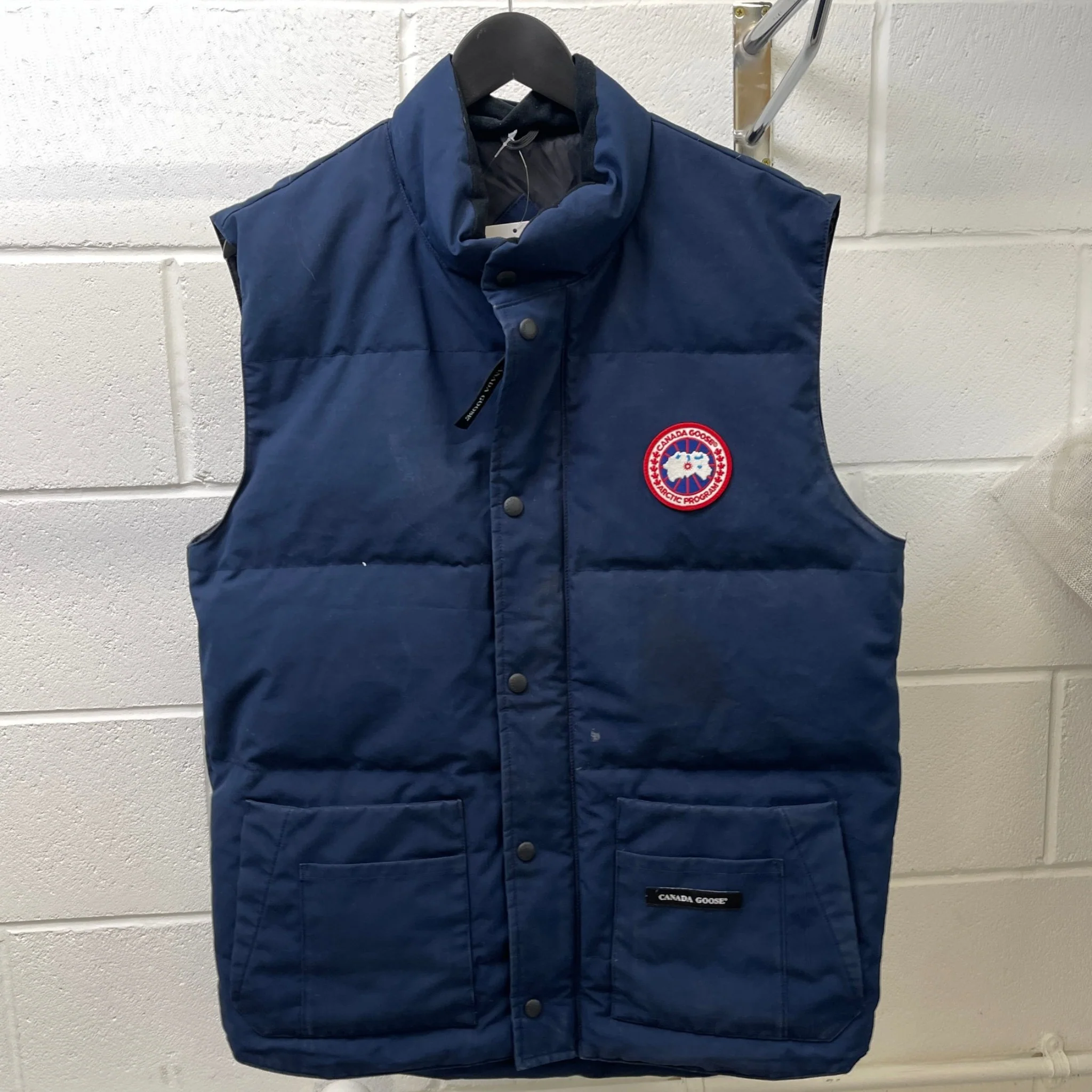 Men's Freestyle Gilet Navy Size L - Image 10