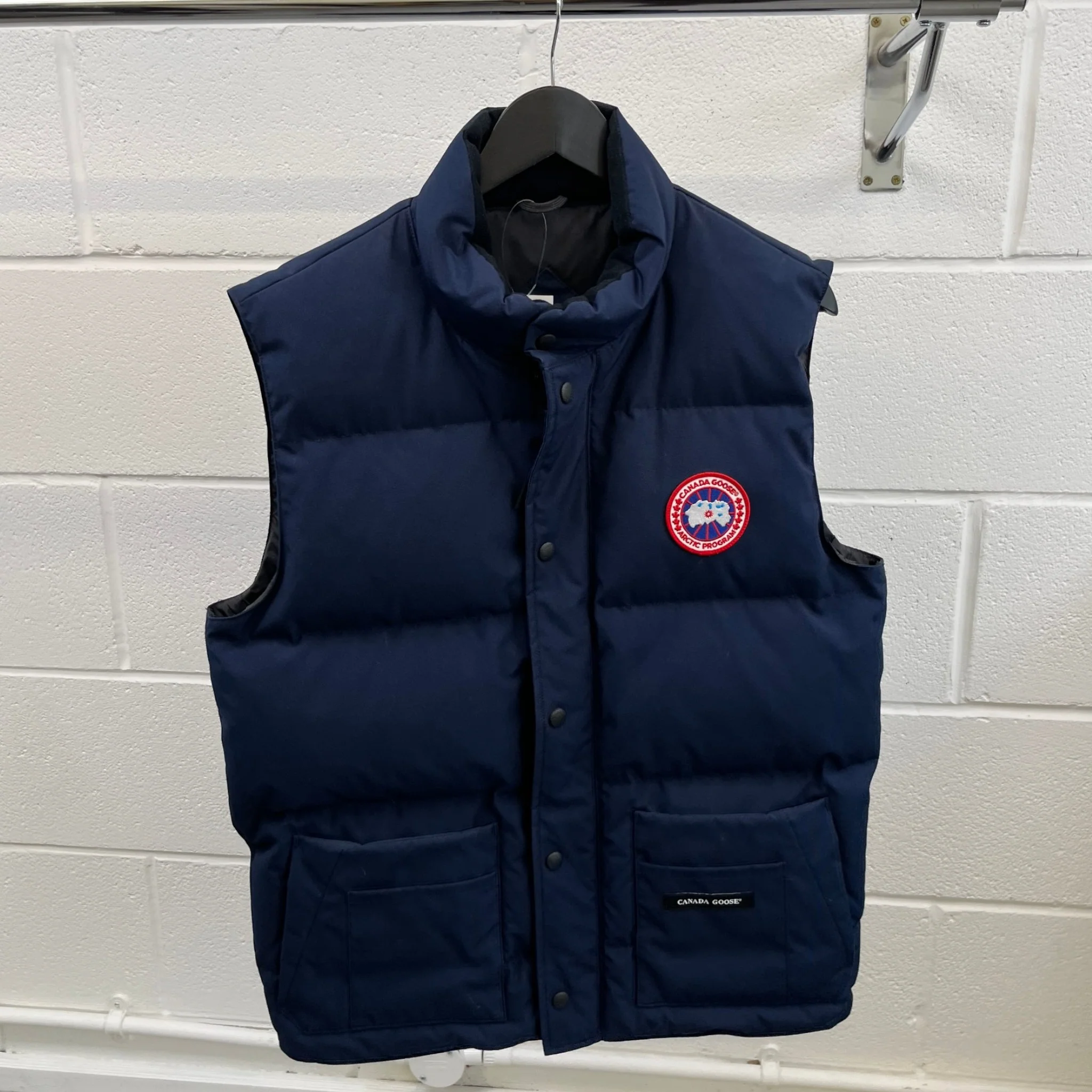 Men's Freestyle Gilet Navy Size M - Image 9